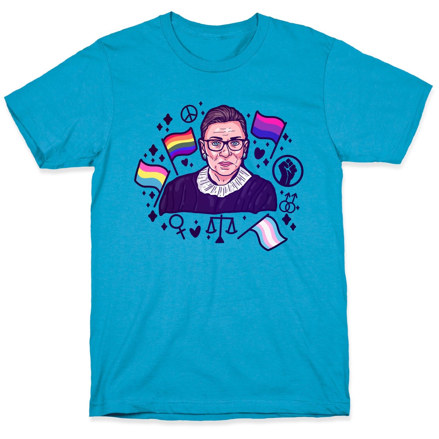Pride Colors RBG Unisex Triblend Tee
