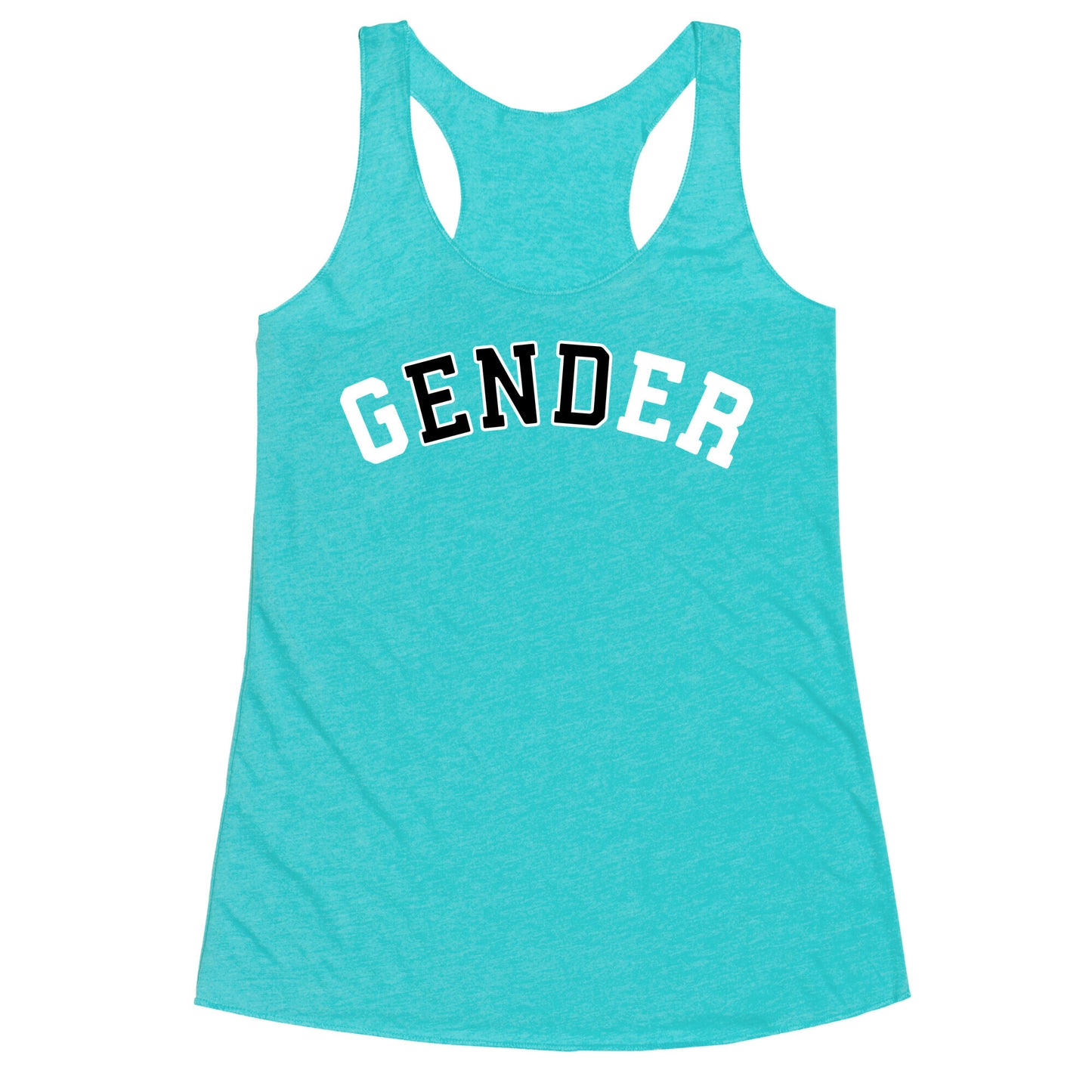 The End of Gender Racerback Tank