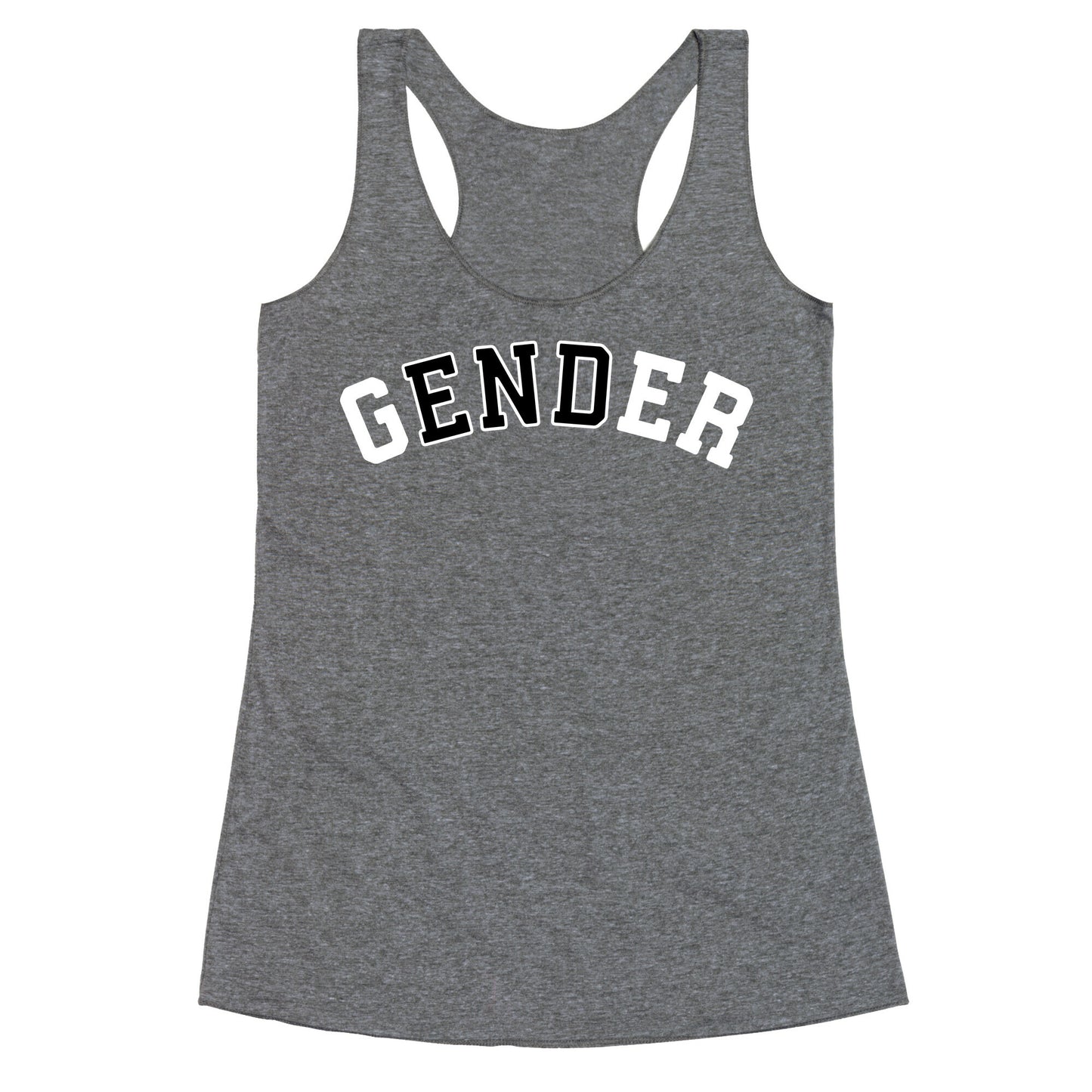 The End of Gender Racerback Tank