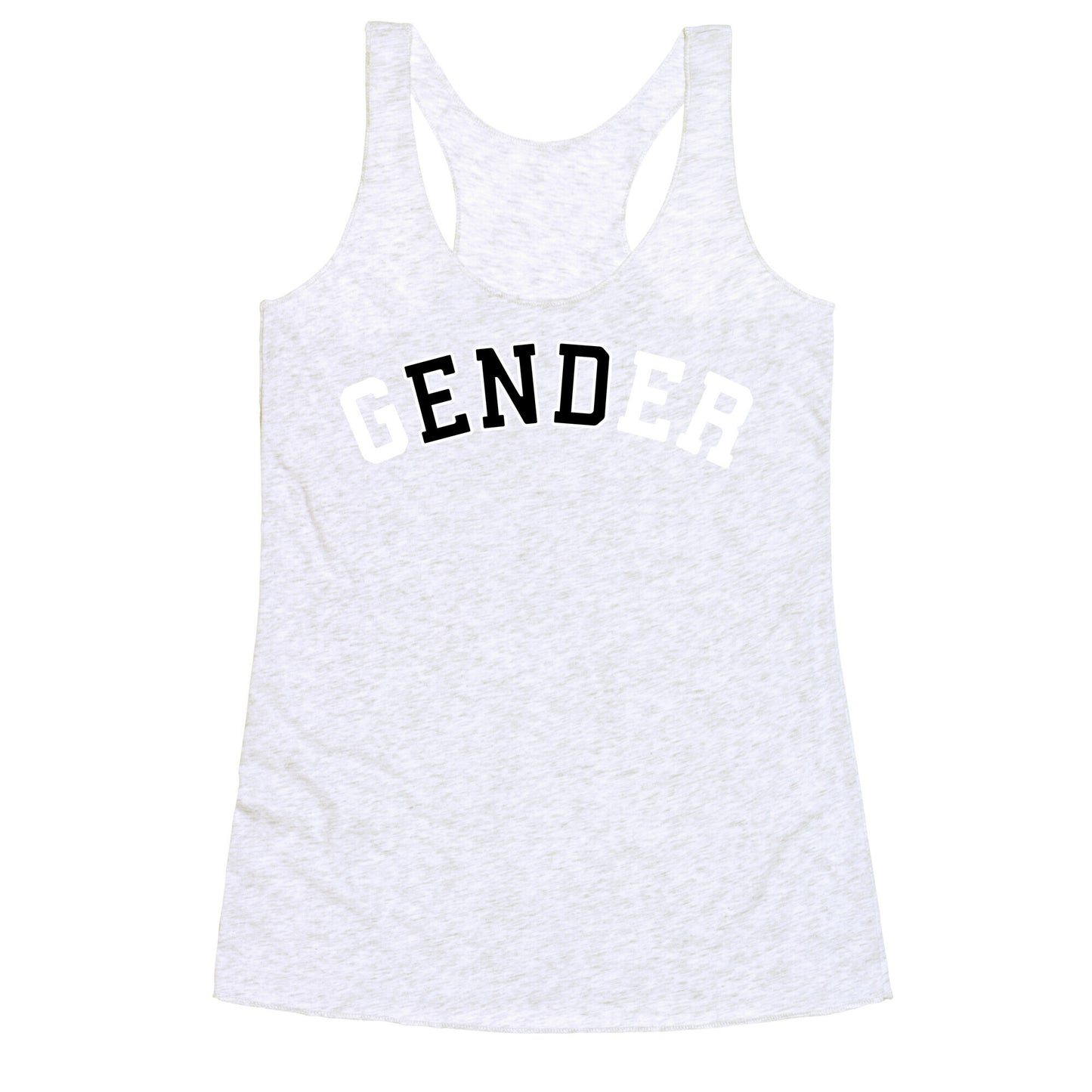 The End of Gender Racerback Tank