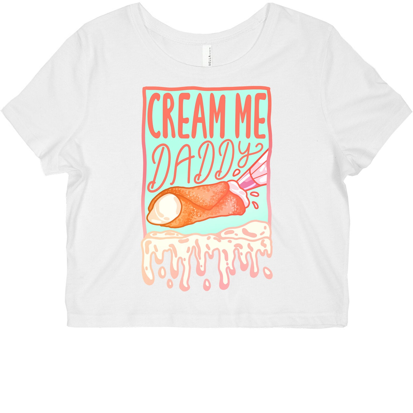 Cream Me Daddy Cannoli Graphic Baby Tee