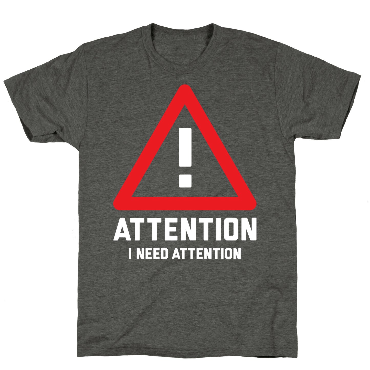 Attention Unisex Triblend Tee