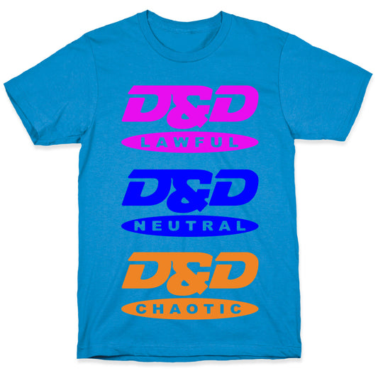 Dungeons and Dragons DVD Logo Parody  T-Shirt