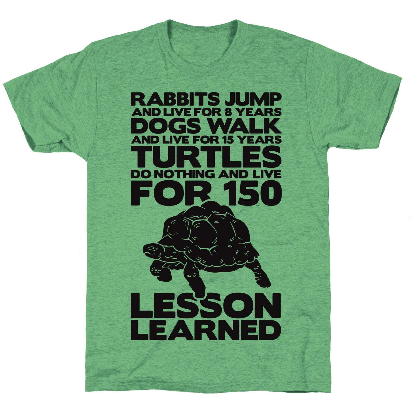Turtles Do Nothing And Live For 150 Years Unisex Triblend Tee
