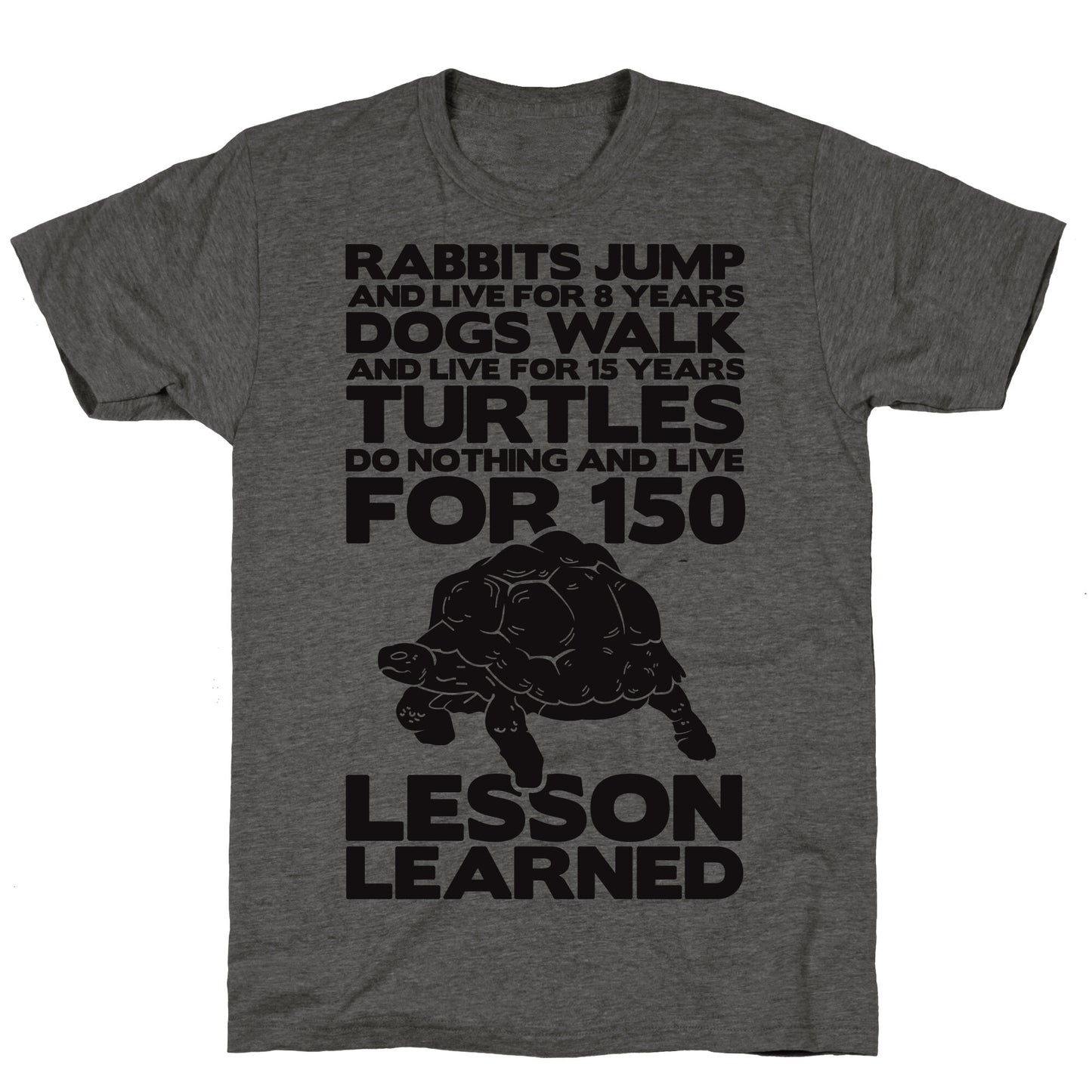 Turtles Do Nothing And Live For 150 Years Unisex Triblend Tee