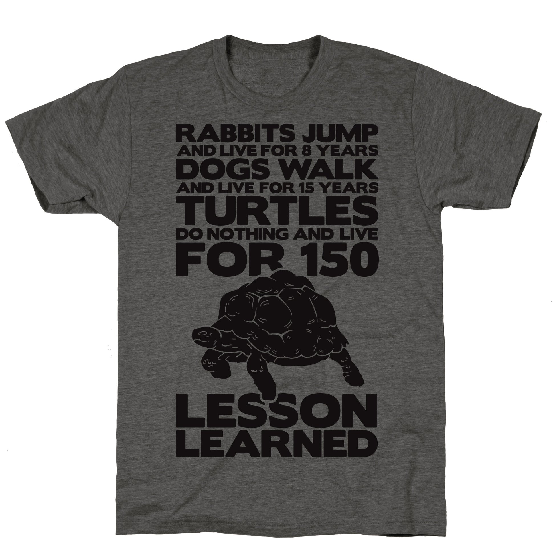 Turtles Do Nothing And Live For 150 Years Unisex Triblend Tee