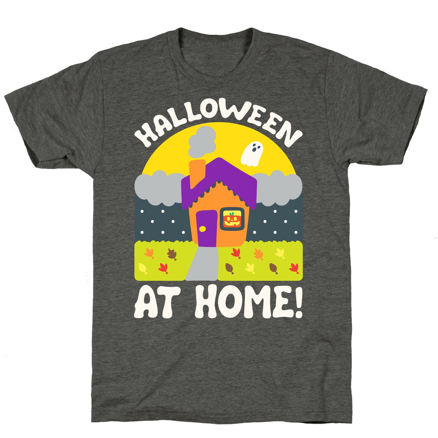 Halloween At Home Unisex Triblend Tee