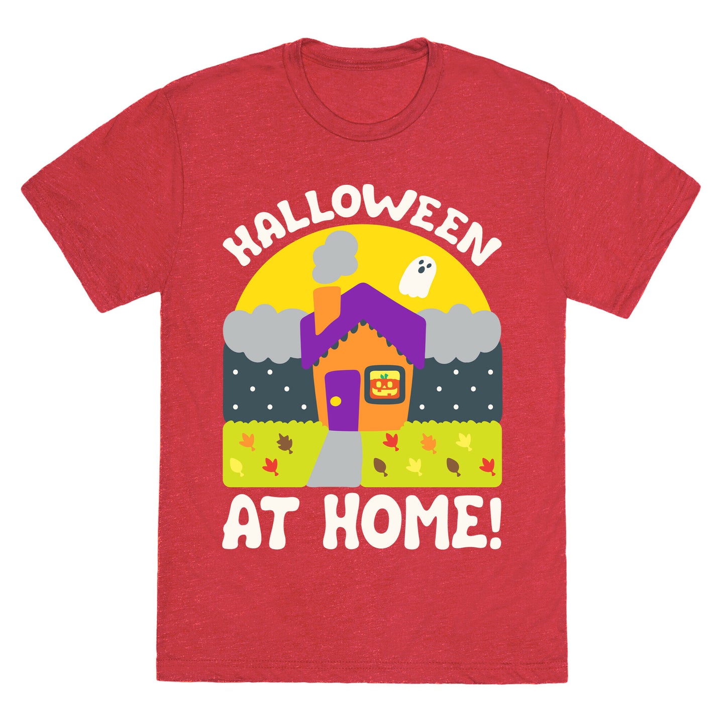 Halloween At Home Unisex Triblend Tee