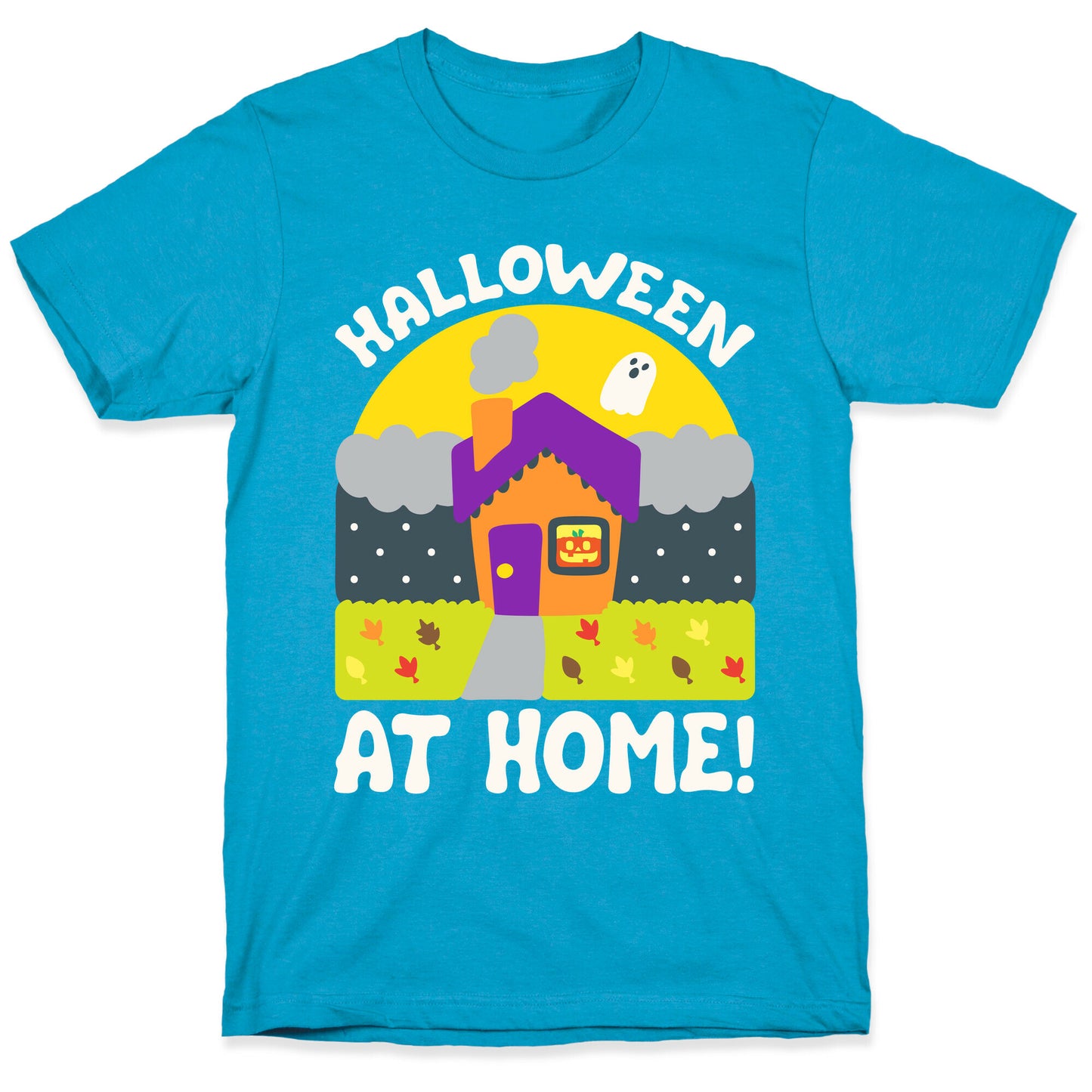 Halloween At Home Unisex Triblend Tee