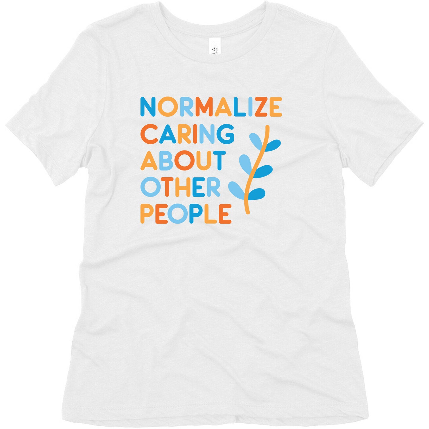 Normalize Caring About Other People Women's Triblend Tee