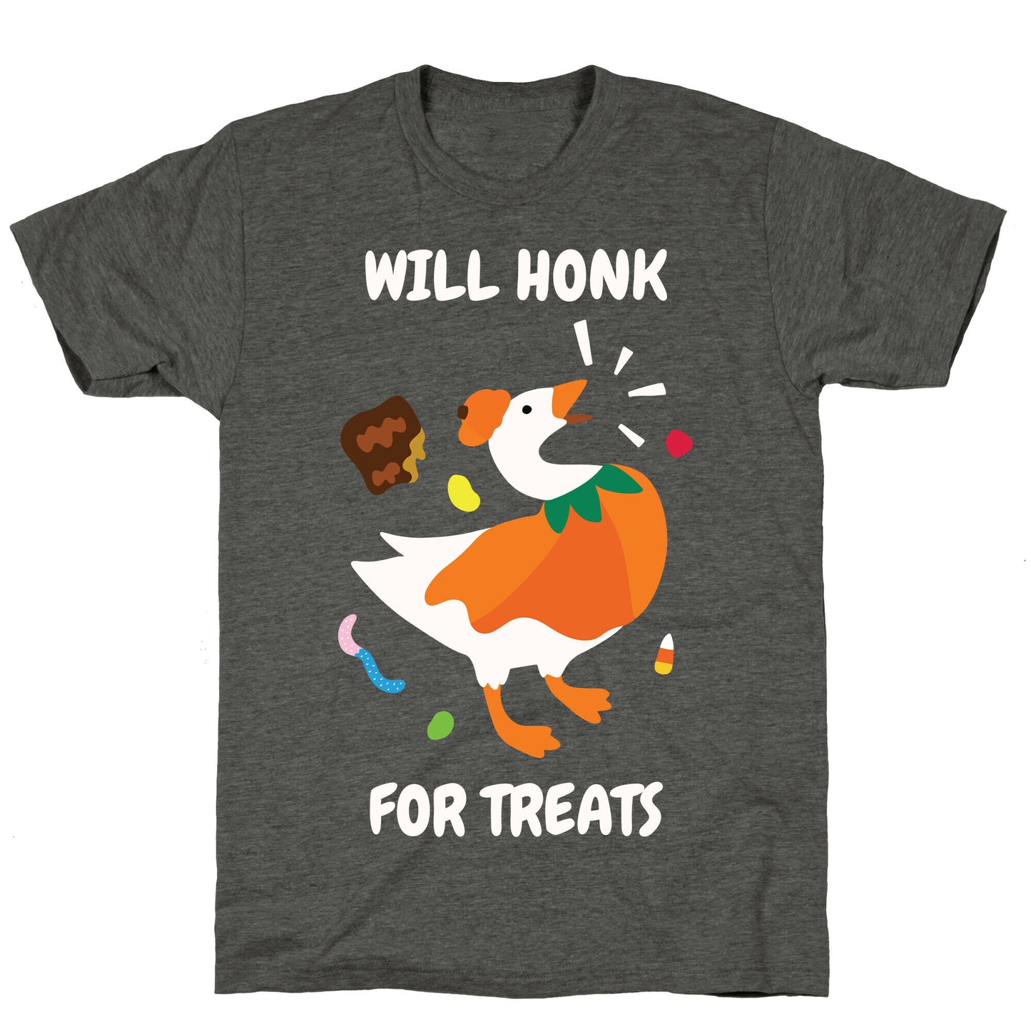 Will Honk for Treats Unisex Triblend Tee