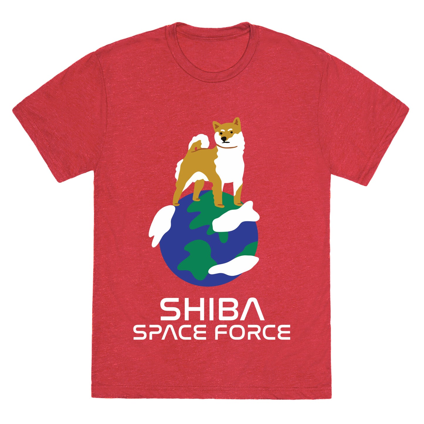 Shiba Space Force Unisex Triblend Tee