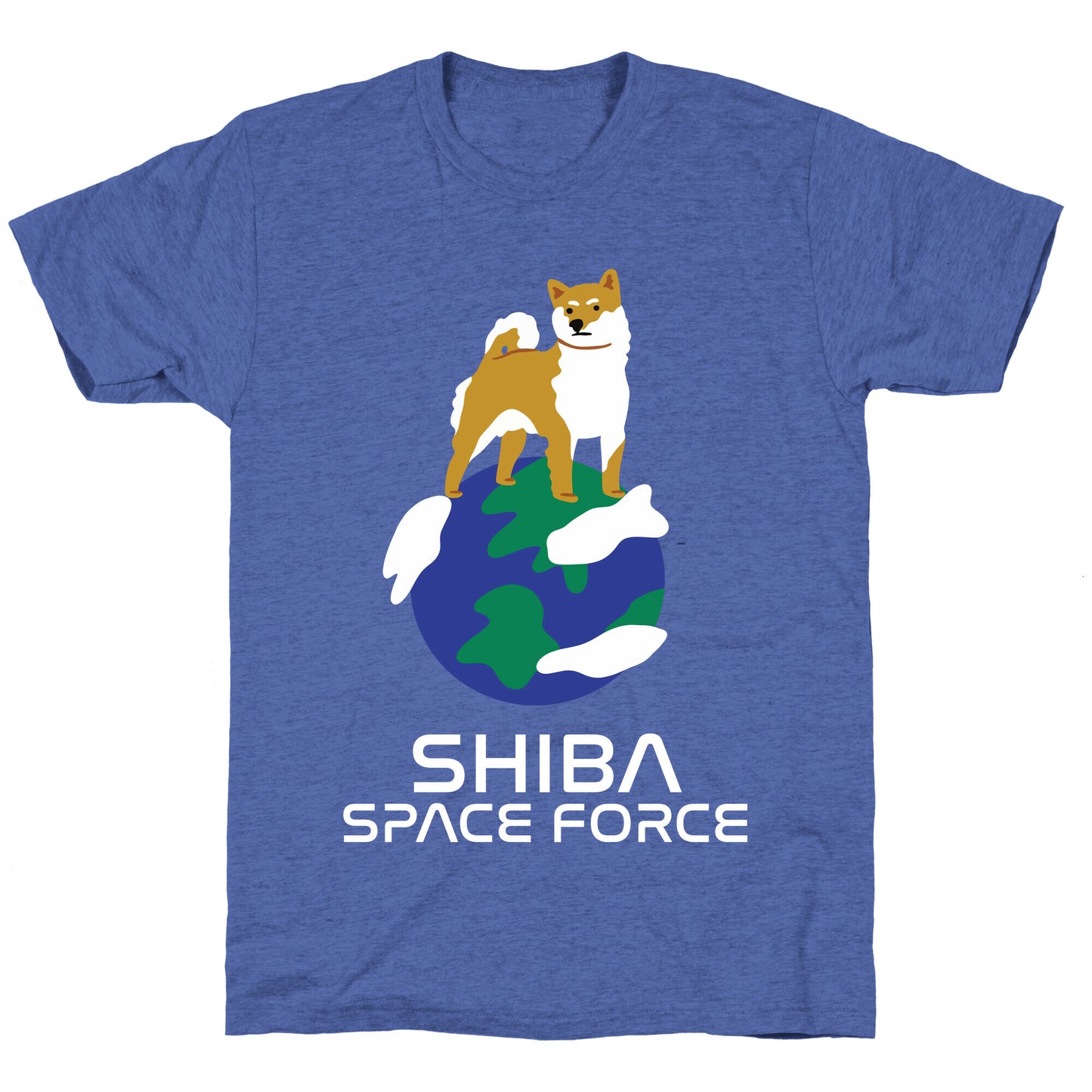 Shiba Space Force Unisex Triblend Tee