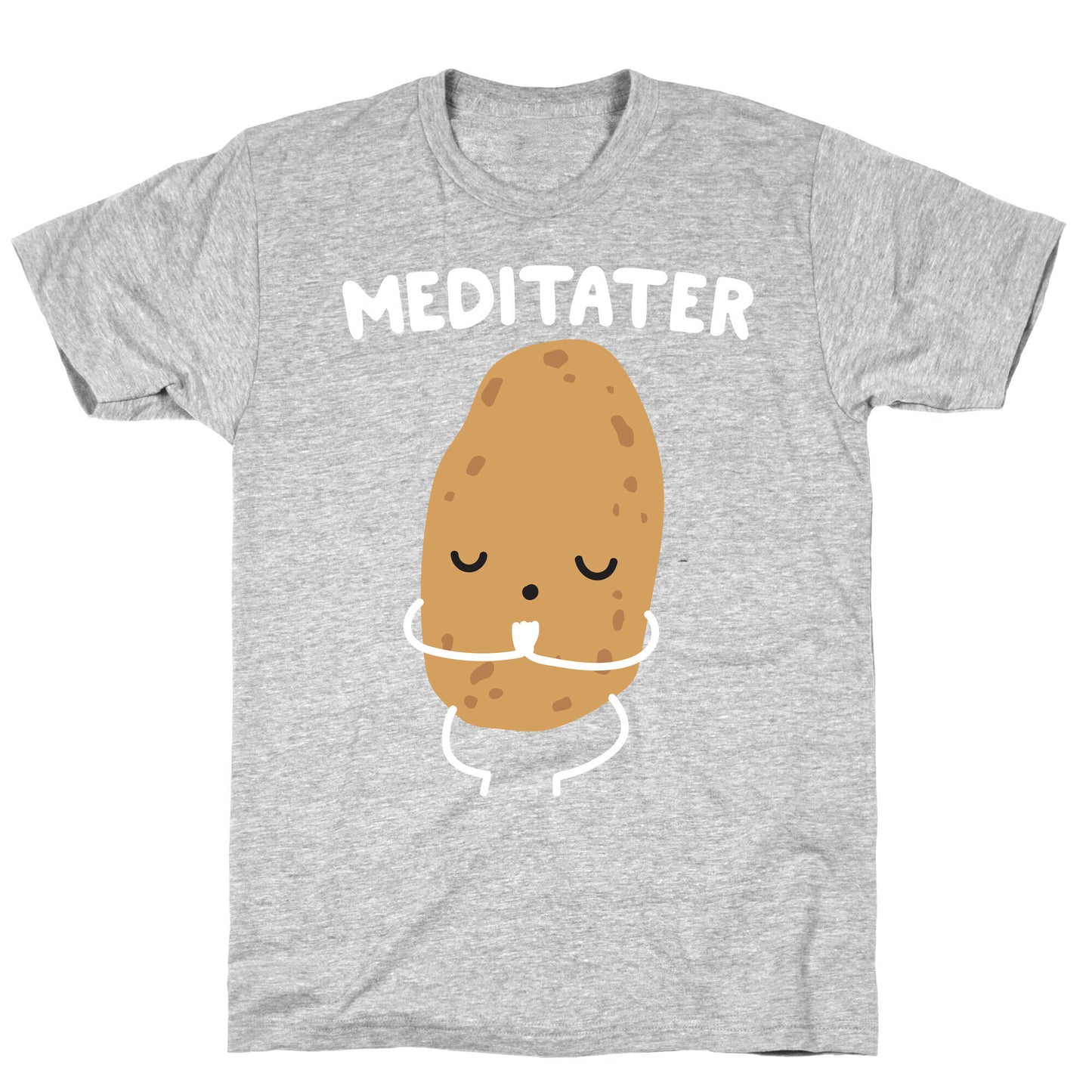Meditater Meditating Potato T-Shirt