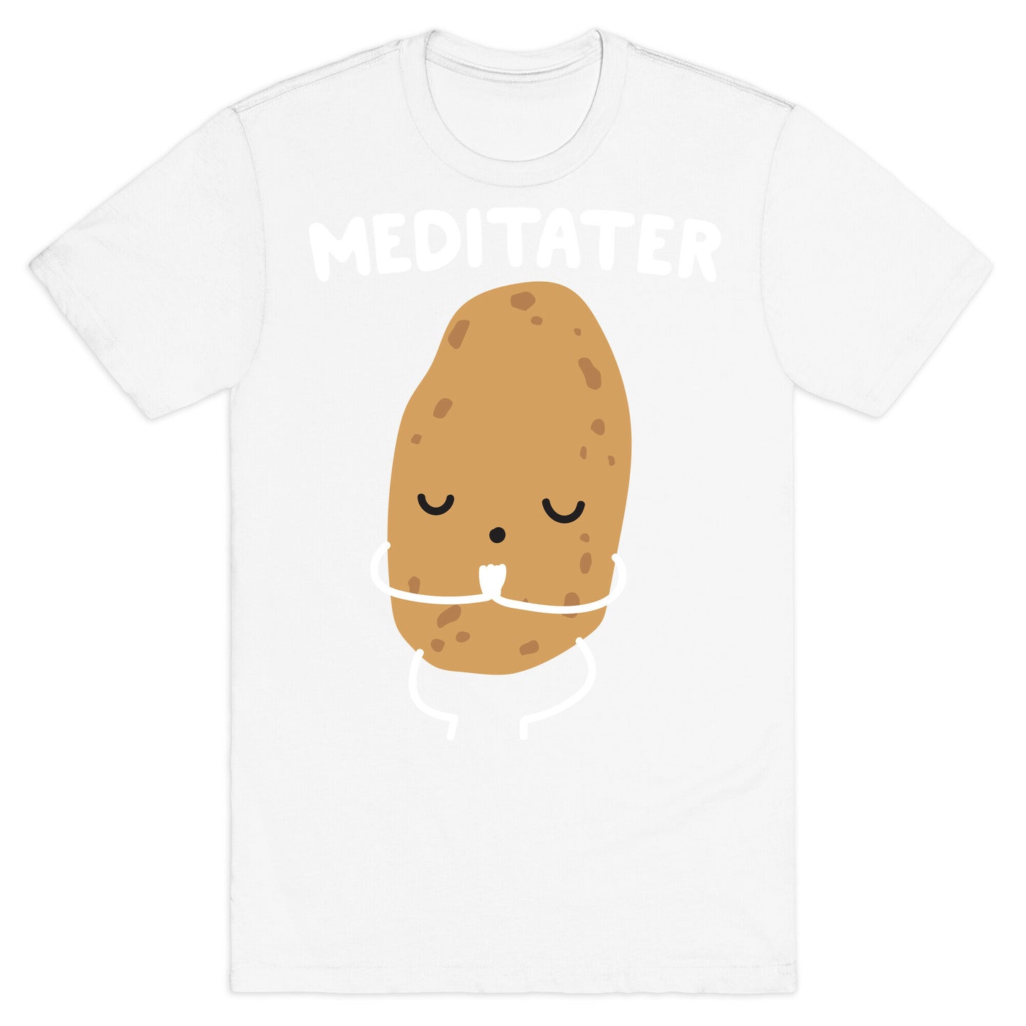 Meditater Meditating Potato T-Shirt