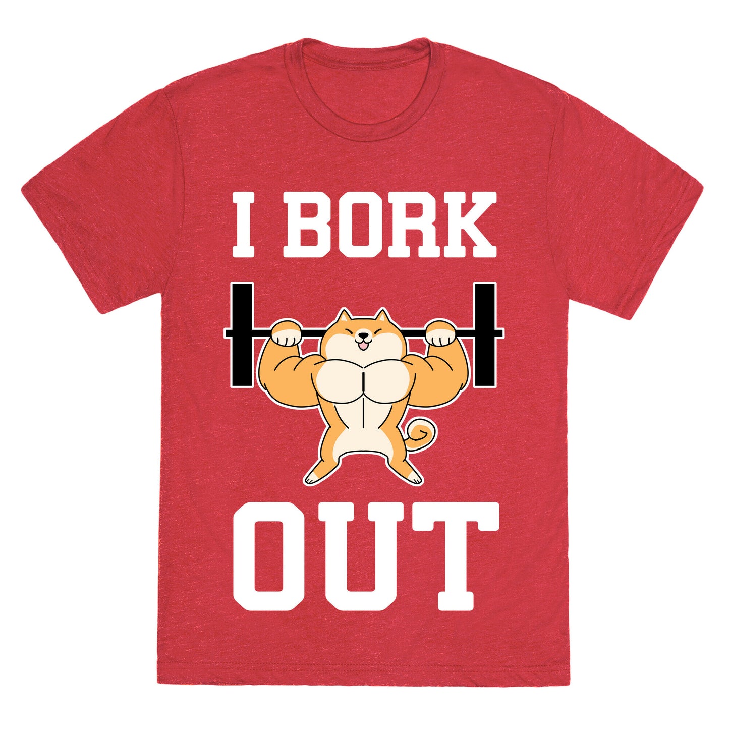 I Bork Out Unisex Triblend Tee