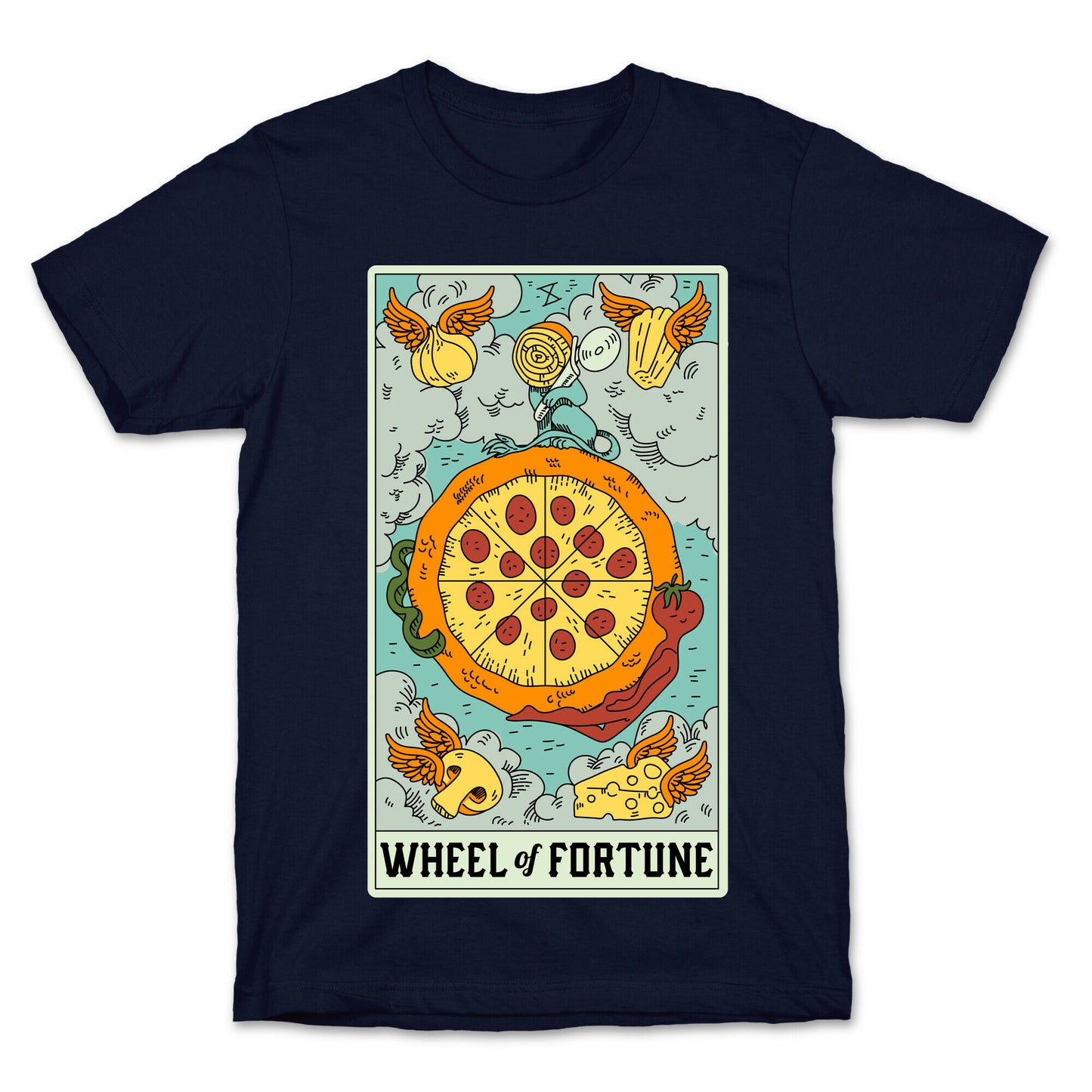 Wheel Of Fortune Pizza T-Shirt