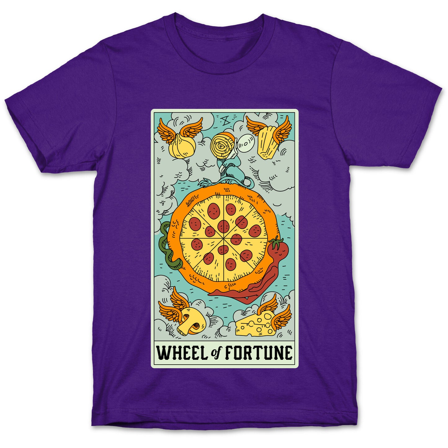 Wheel Of Fortune Pizza T-Shirt