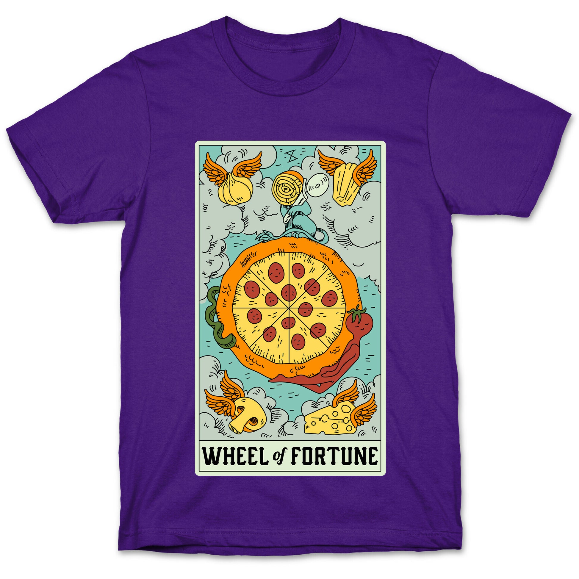 Wheel Of Fortune Pizza T-Shirt