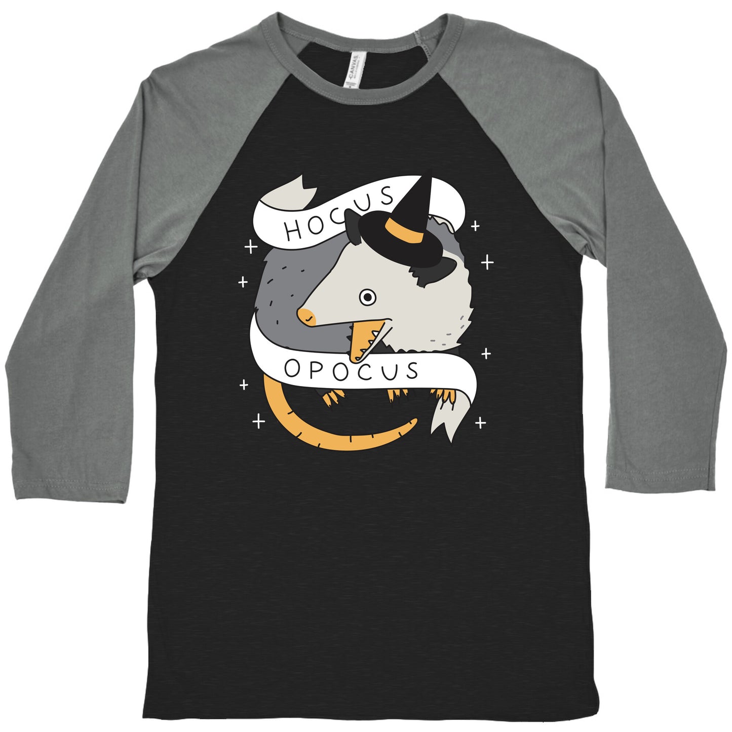 Hocus Opocus Opossum Baseball Tee