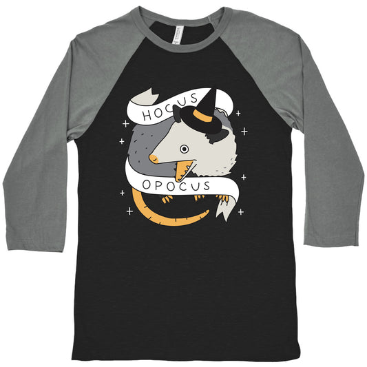Hocus Opocus Opossum Baseball Tee