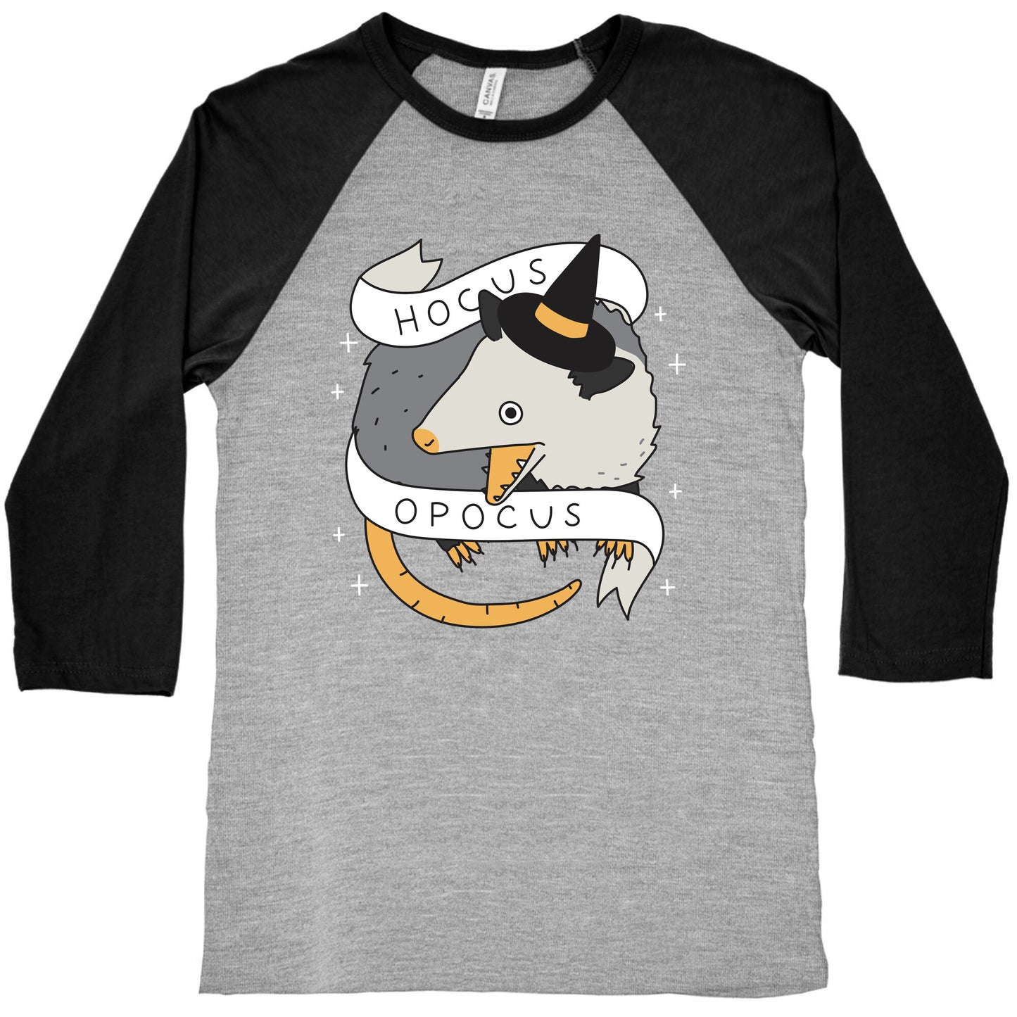 Hocus Opocus Opossum Baseball Tee