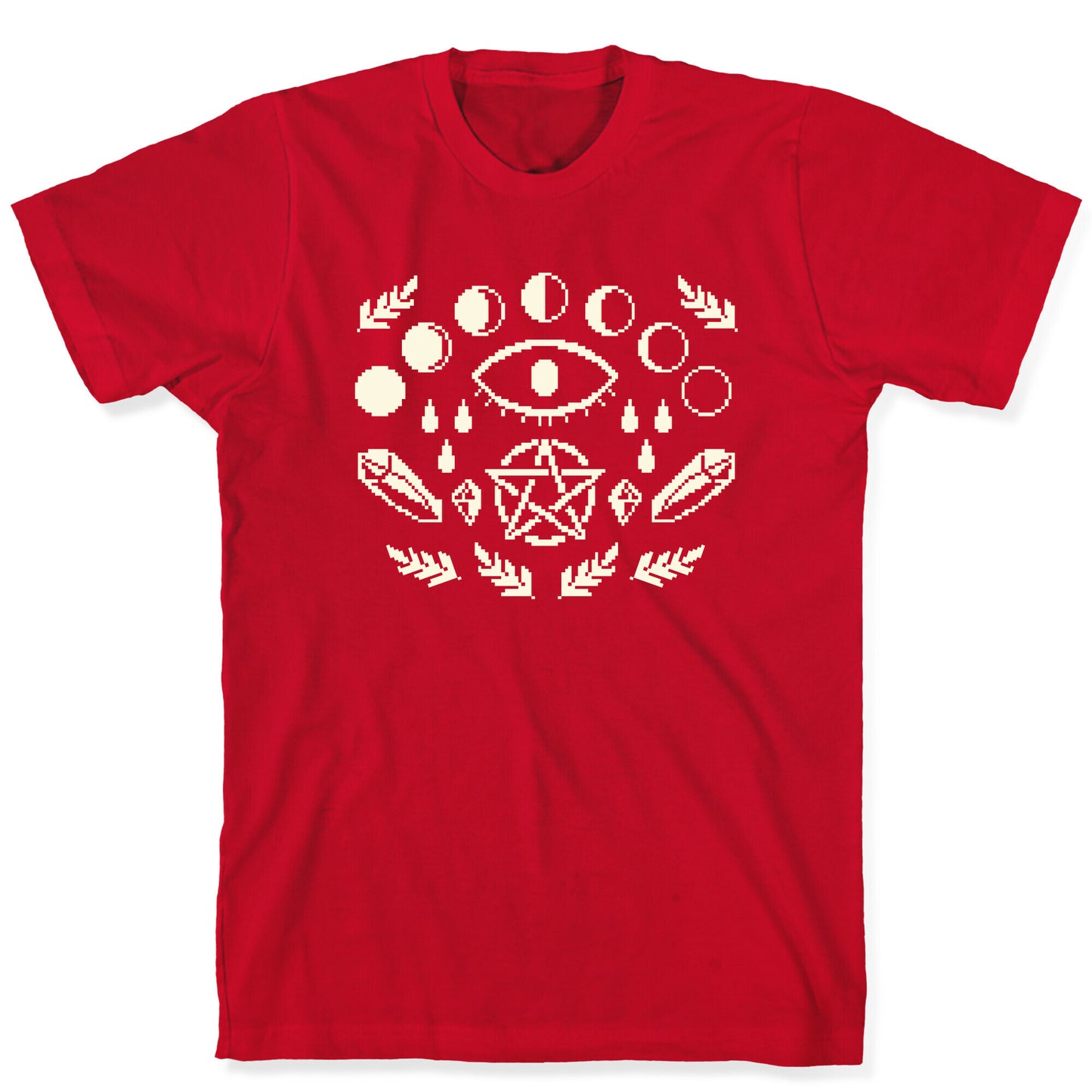 Occult Pixel Pattern T-Shirt