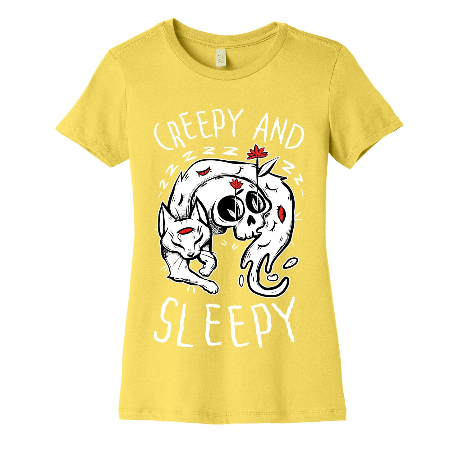 Creepy And Sleepy Women's Cotton Tee