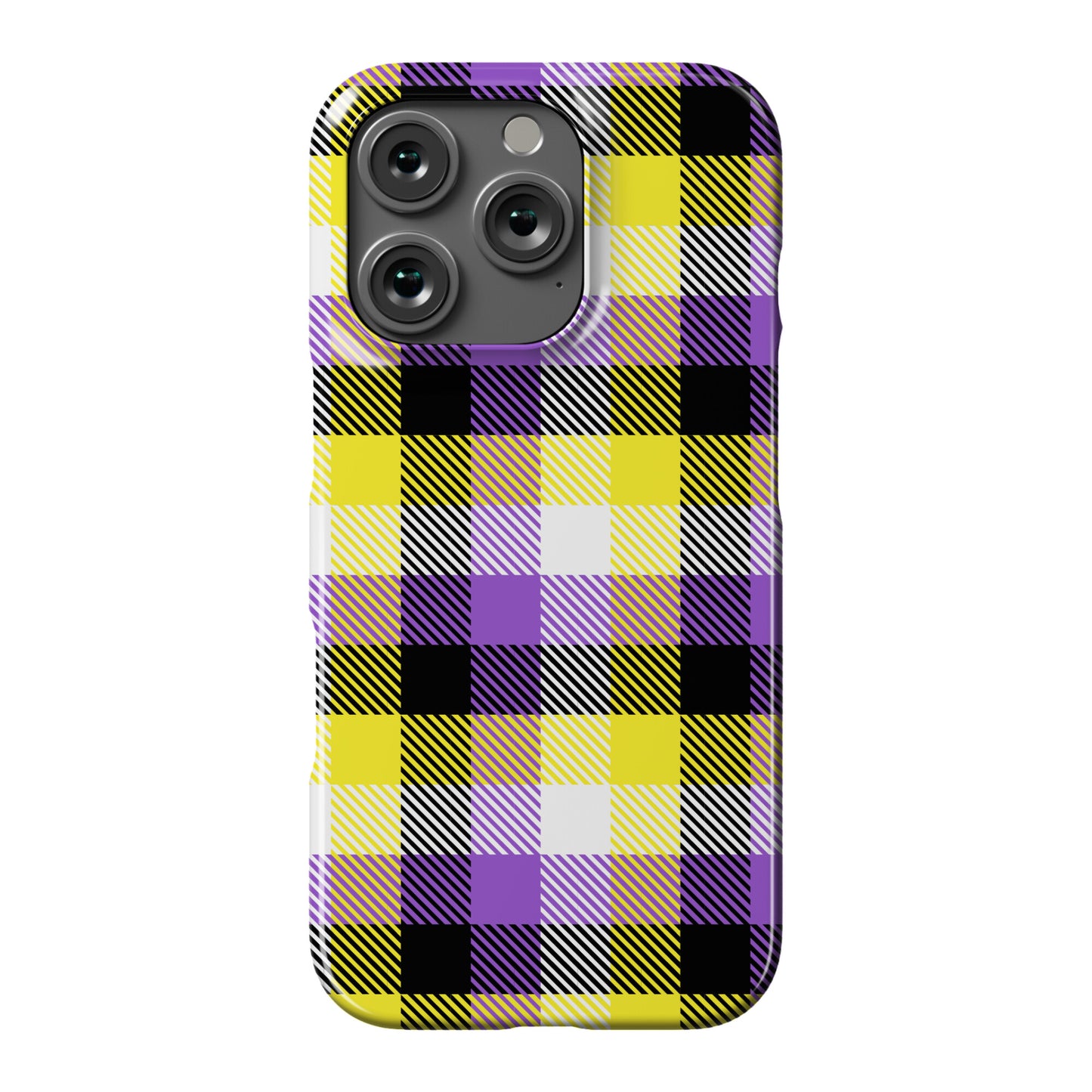 Nonbinary Pride Flag Plaid Phone Case