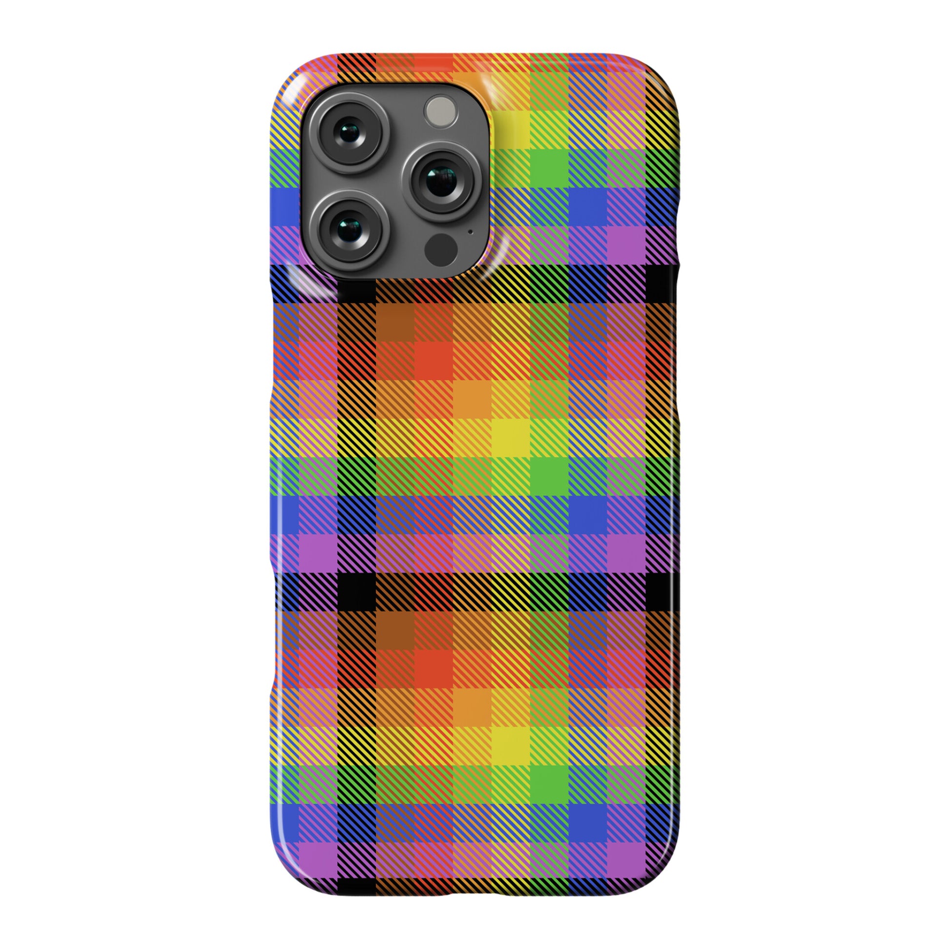 Pride Flag Plaid Phone Case