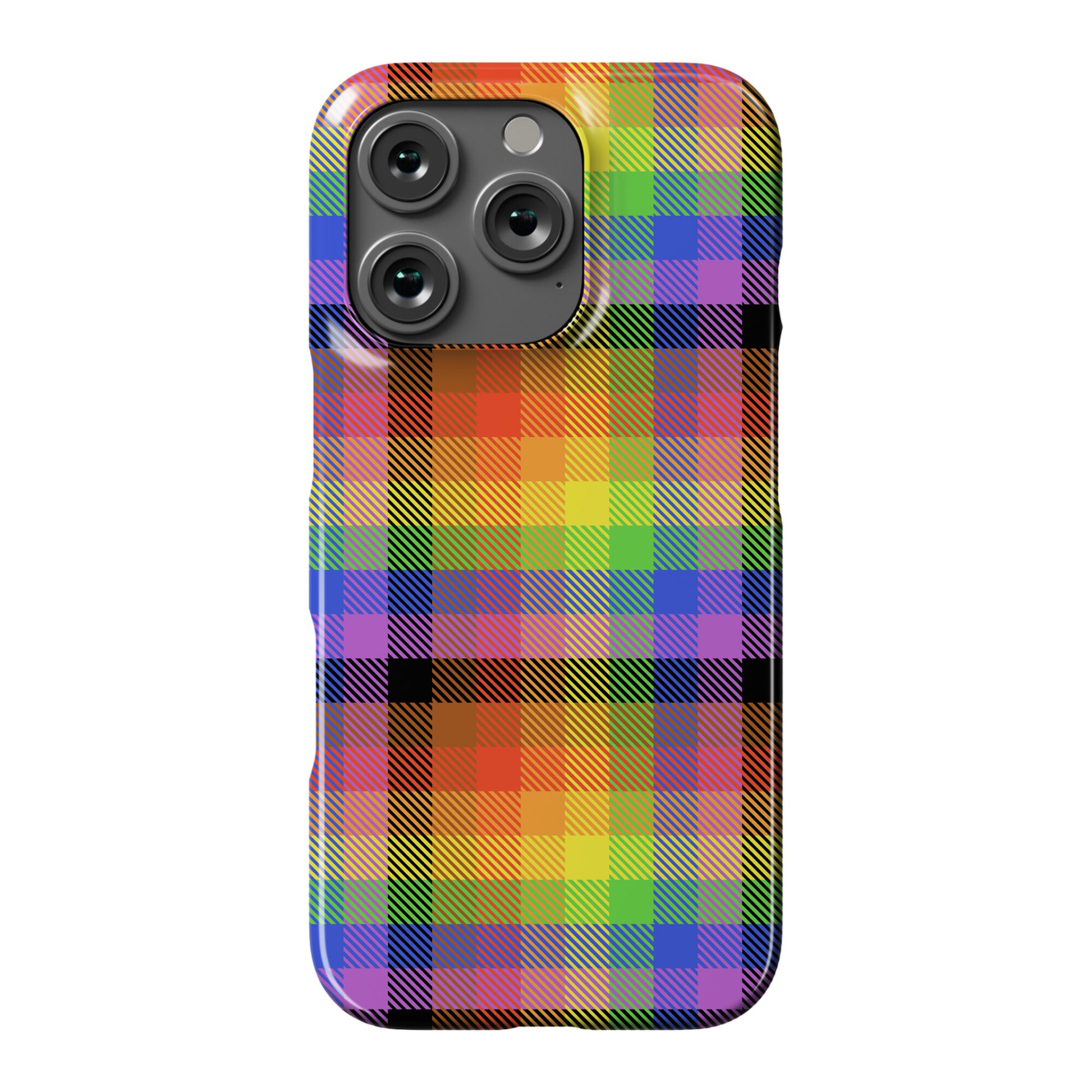Pride Flag Plaid Phone Case