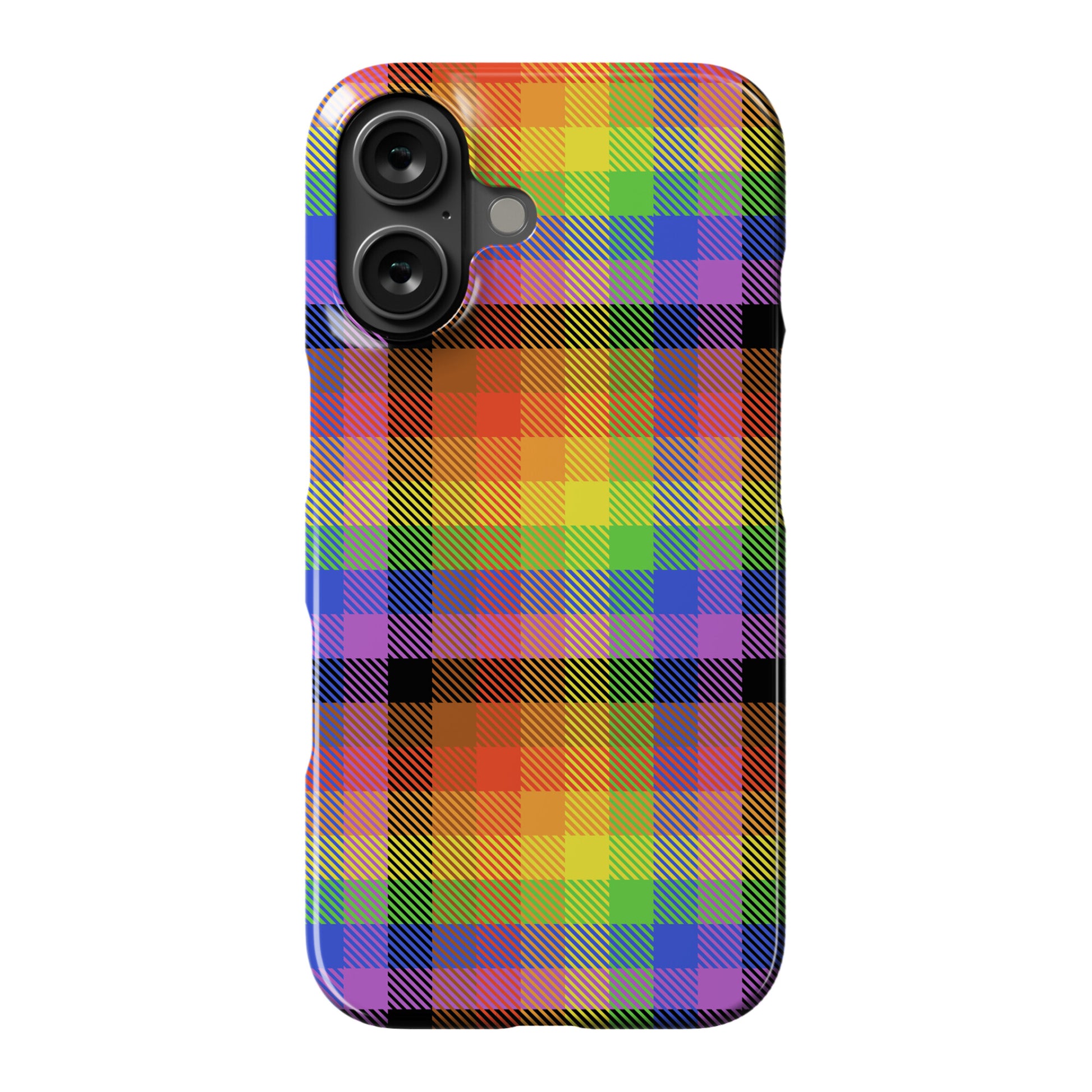 Pride Flag Plaid Phone Case