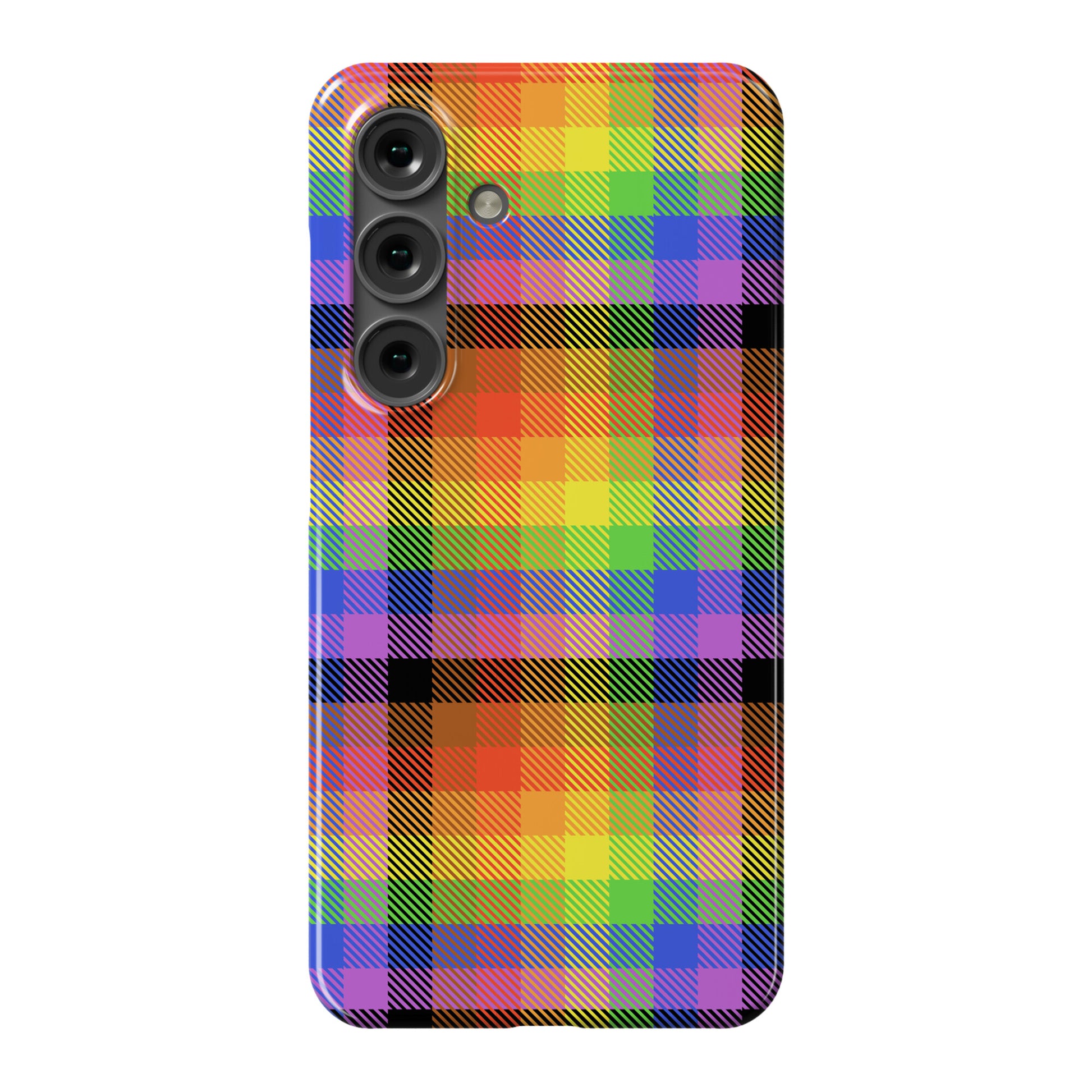 Pride Flag Plaid Phone Case