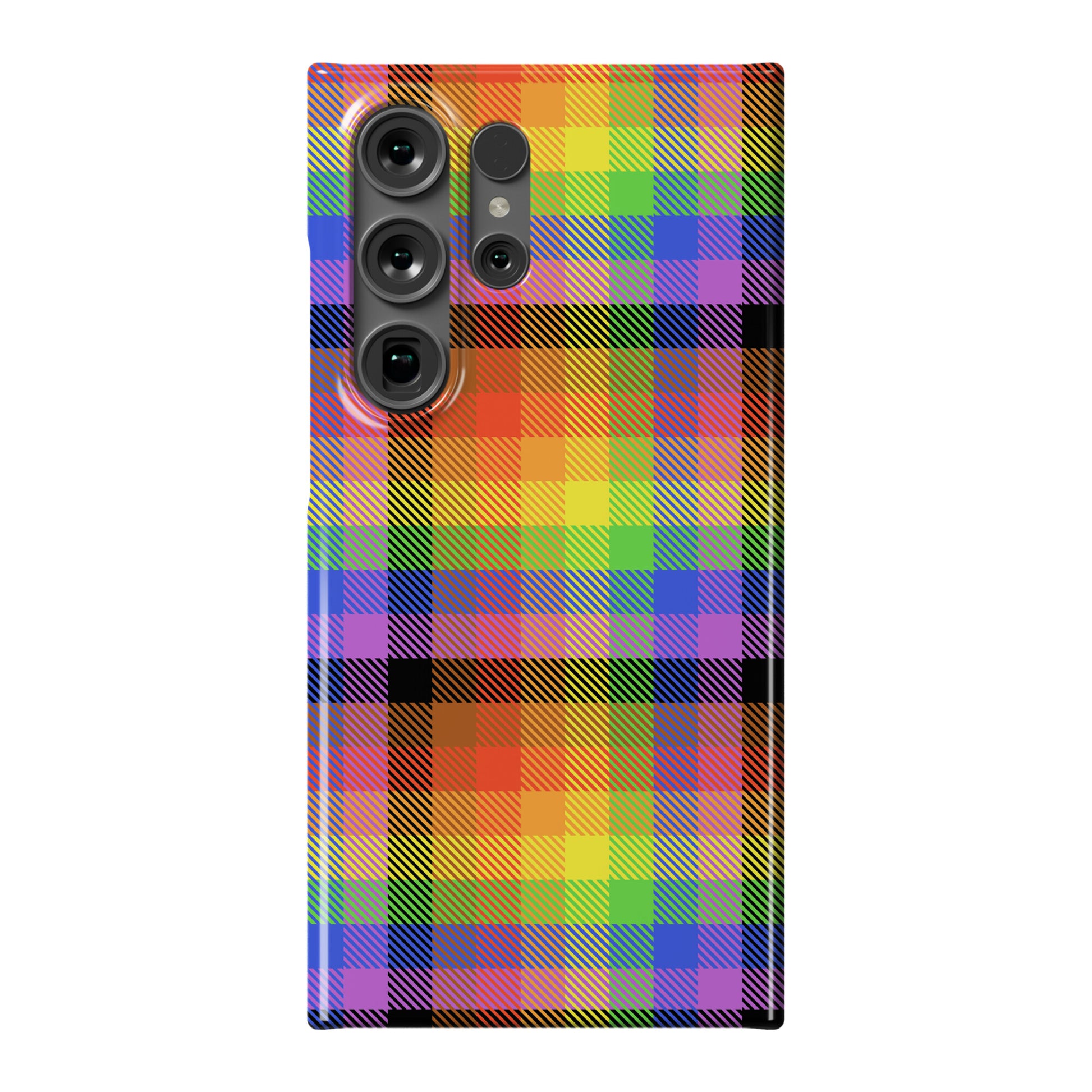 Pride Flag Plaid Phone Case