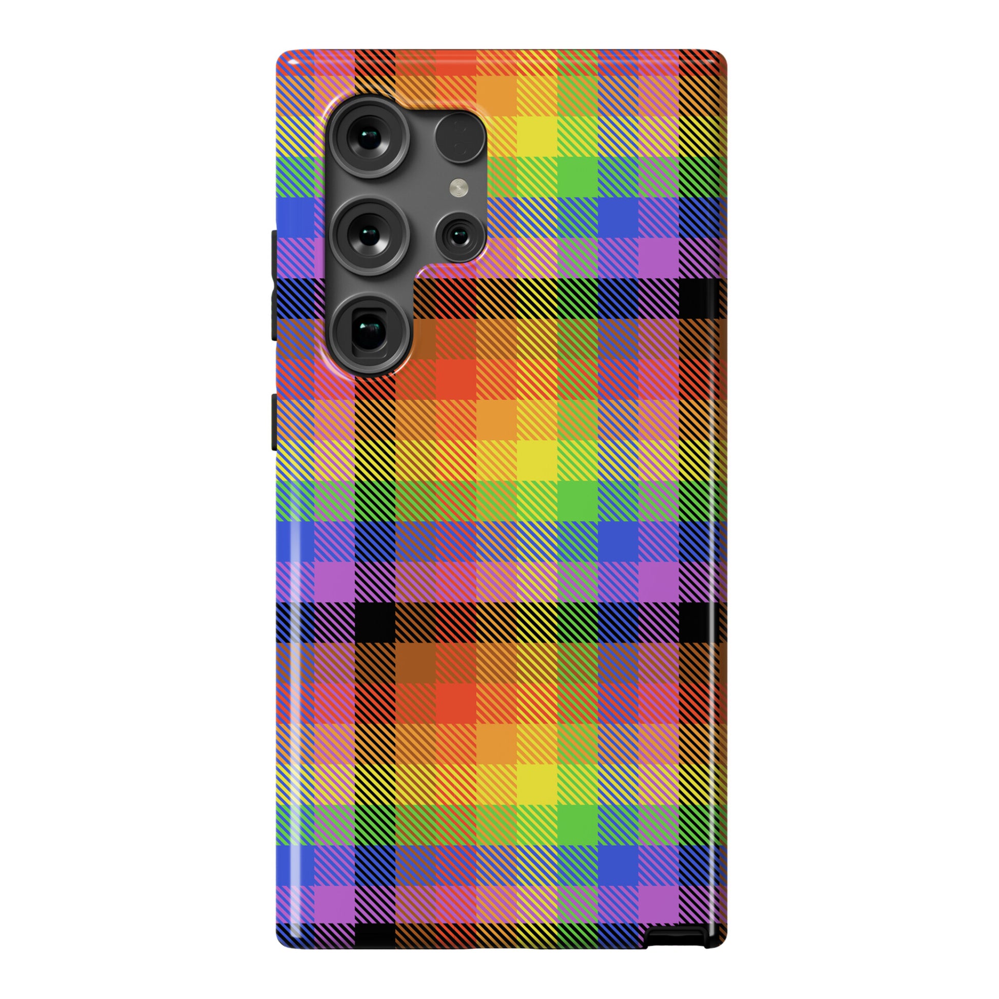 Pride Flag Plaid Phone Case