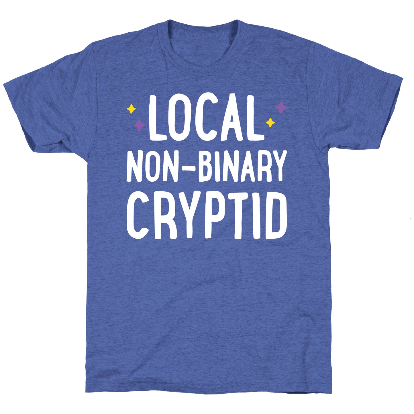 Local Non-binary Cryptid Unisex Triblend Tee