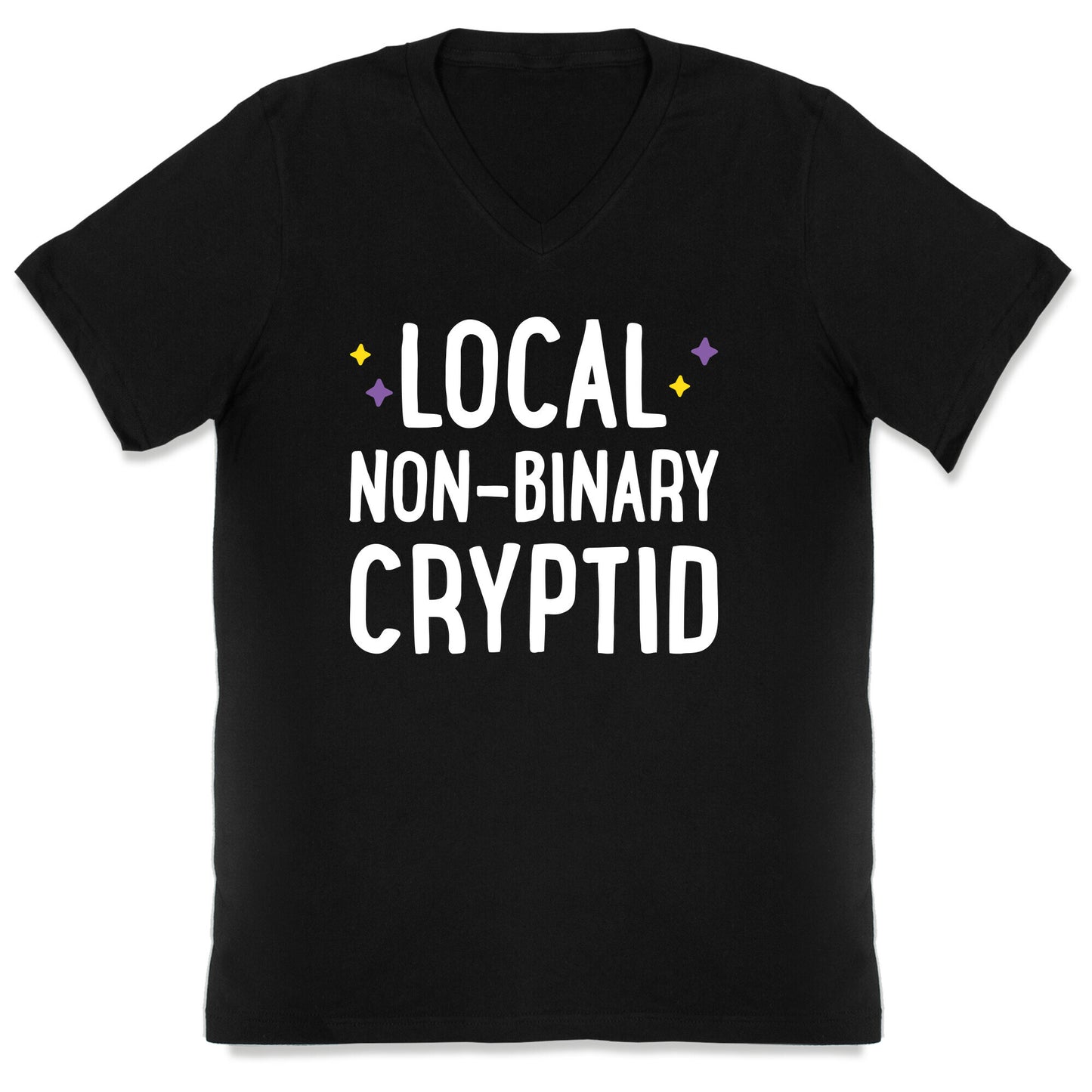 Local Non-binary Cryptid V-Neck