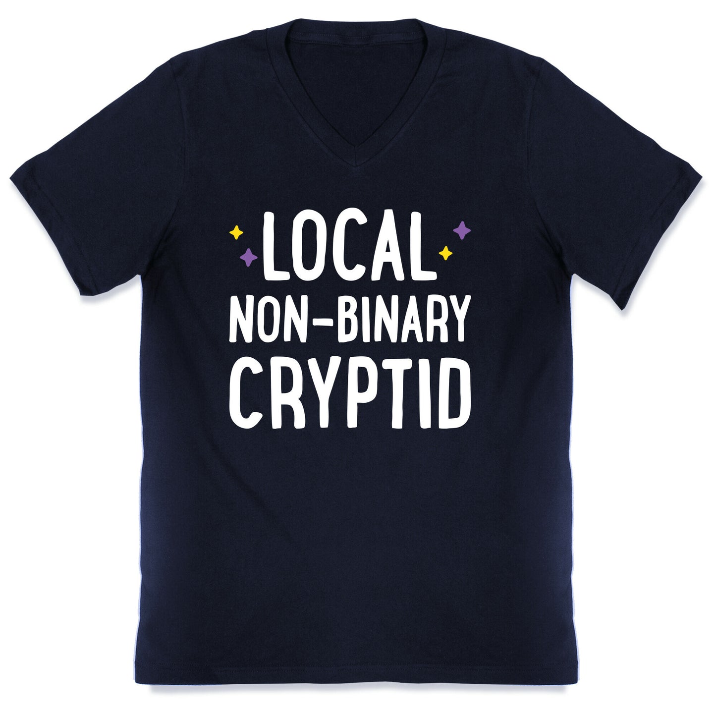 Local Non-binary Cryptid V-Neck