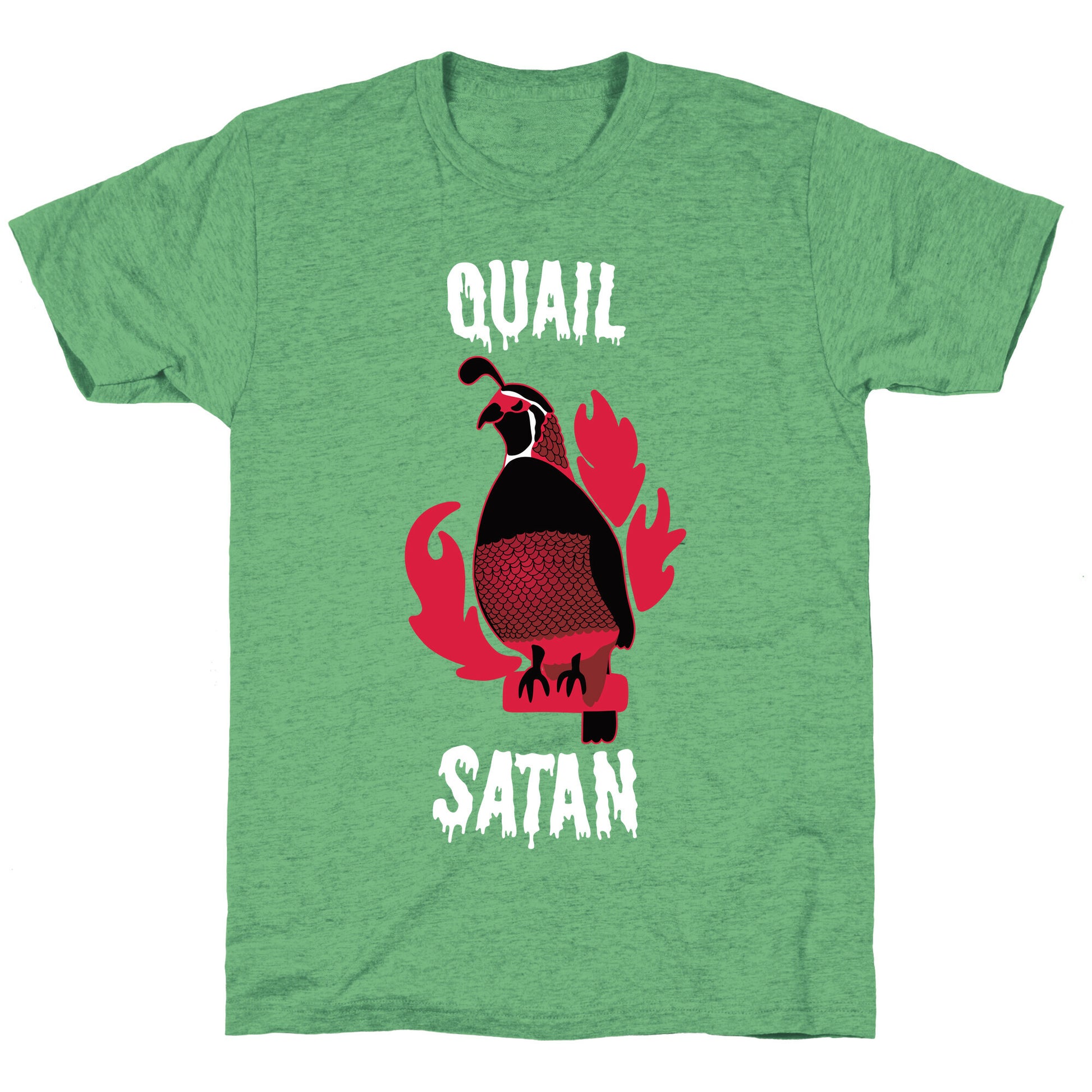 Quail Satan Unisex Triblend Tee