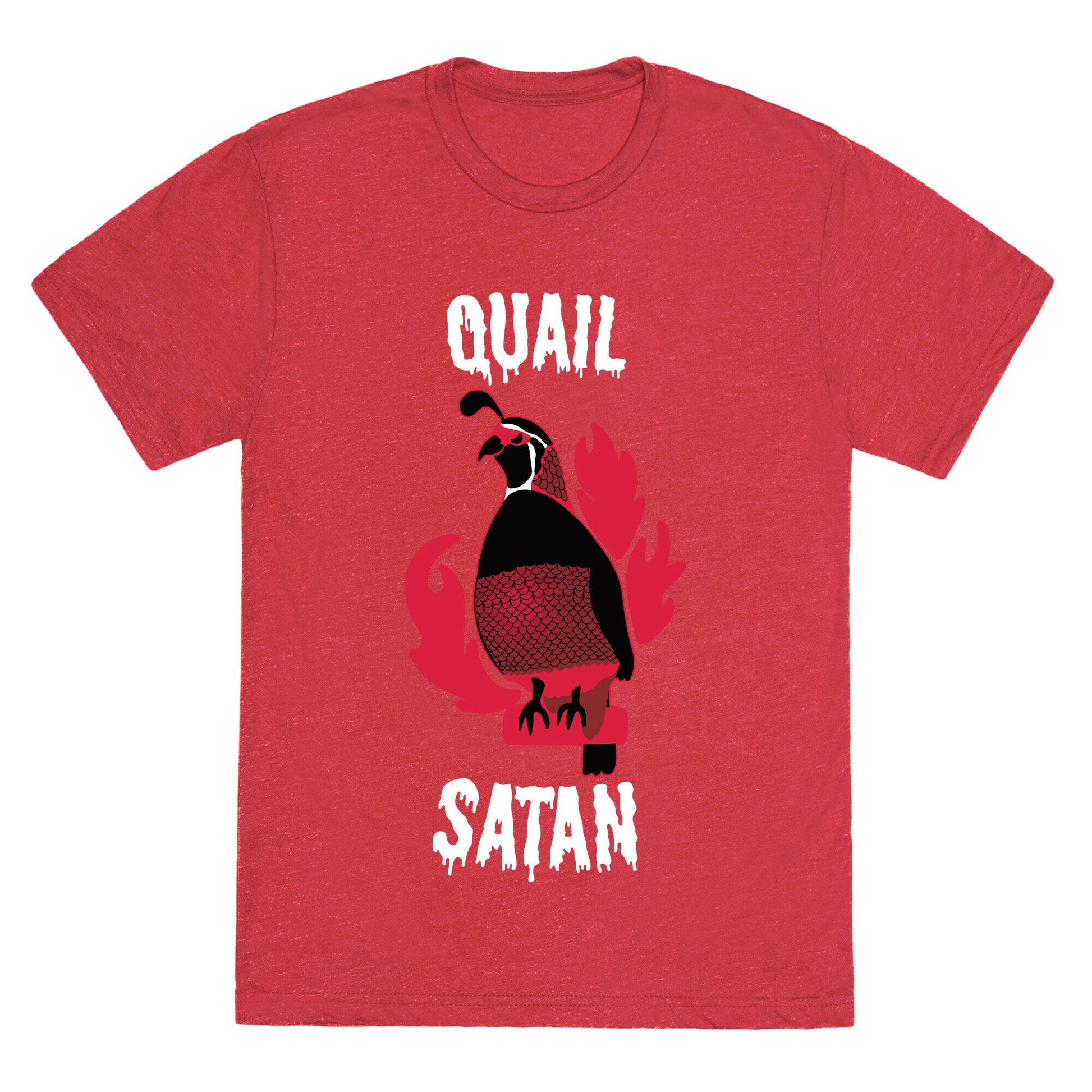 Quail Satan Unisex Triblend Tee