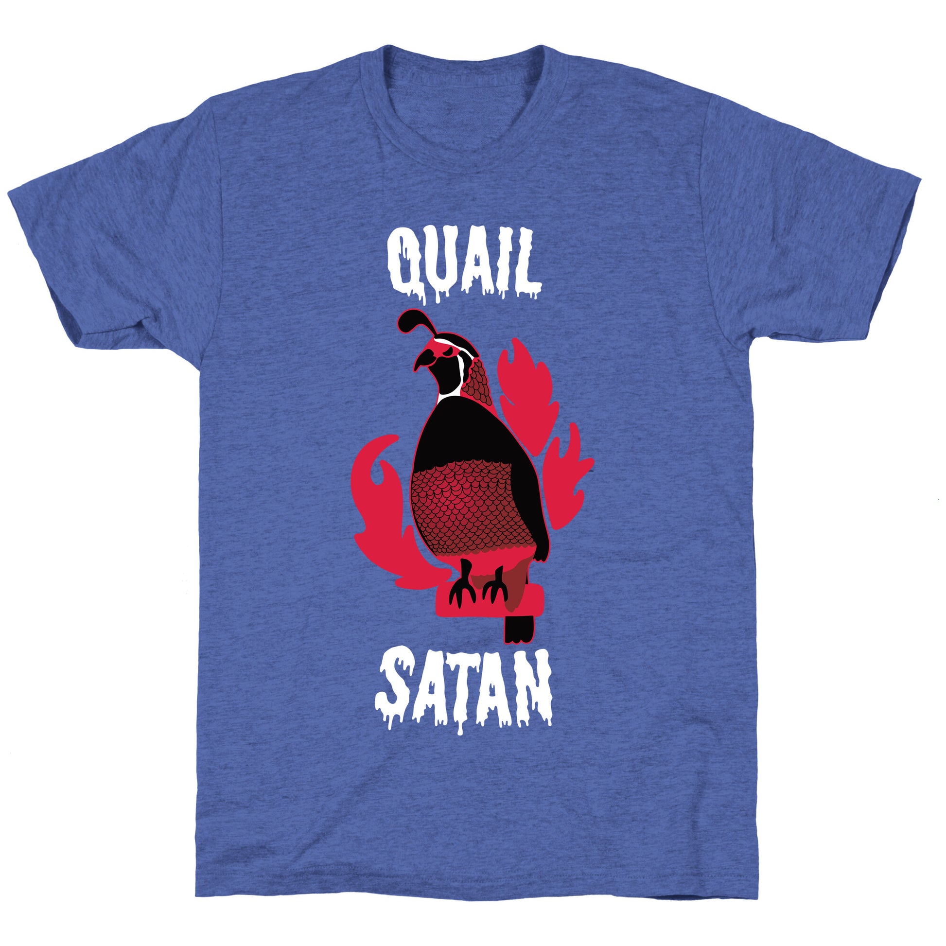 Quail Satan Unisex Triblend Tee