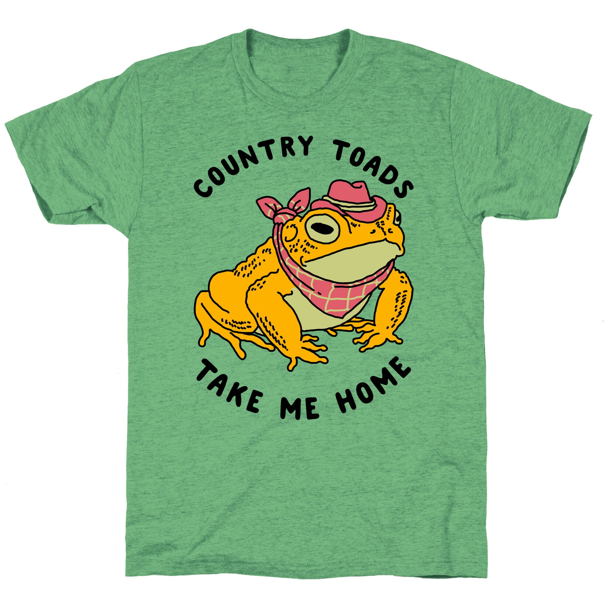 Country Toads Take Me Home Unisex Triblend Tee