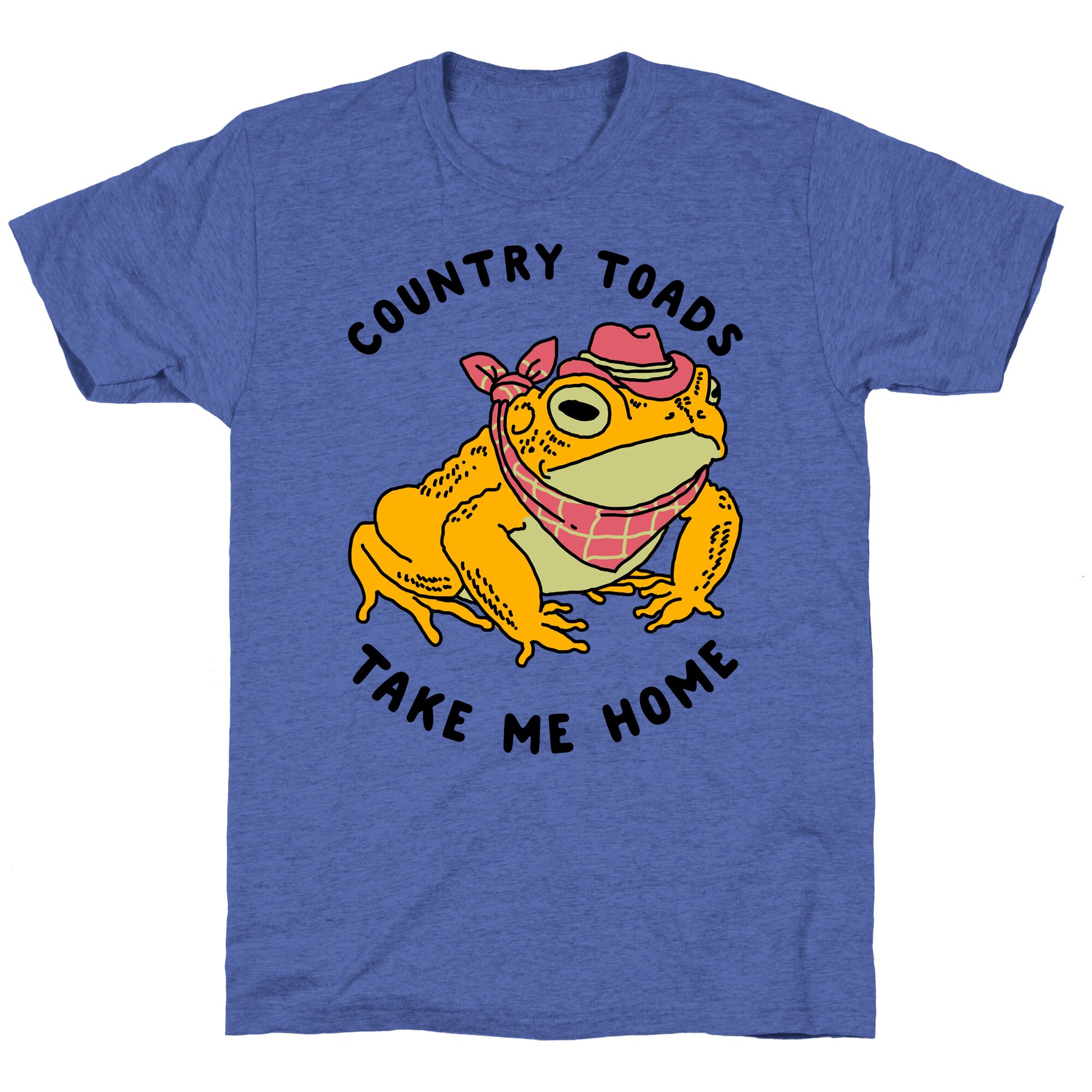 Country Toads Take Me Home Unisex Triblend Tee