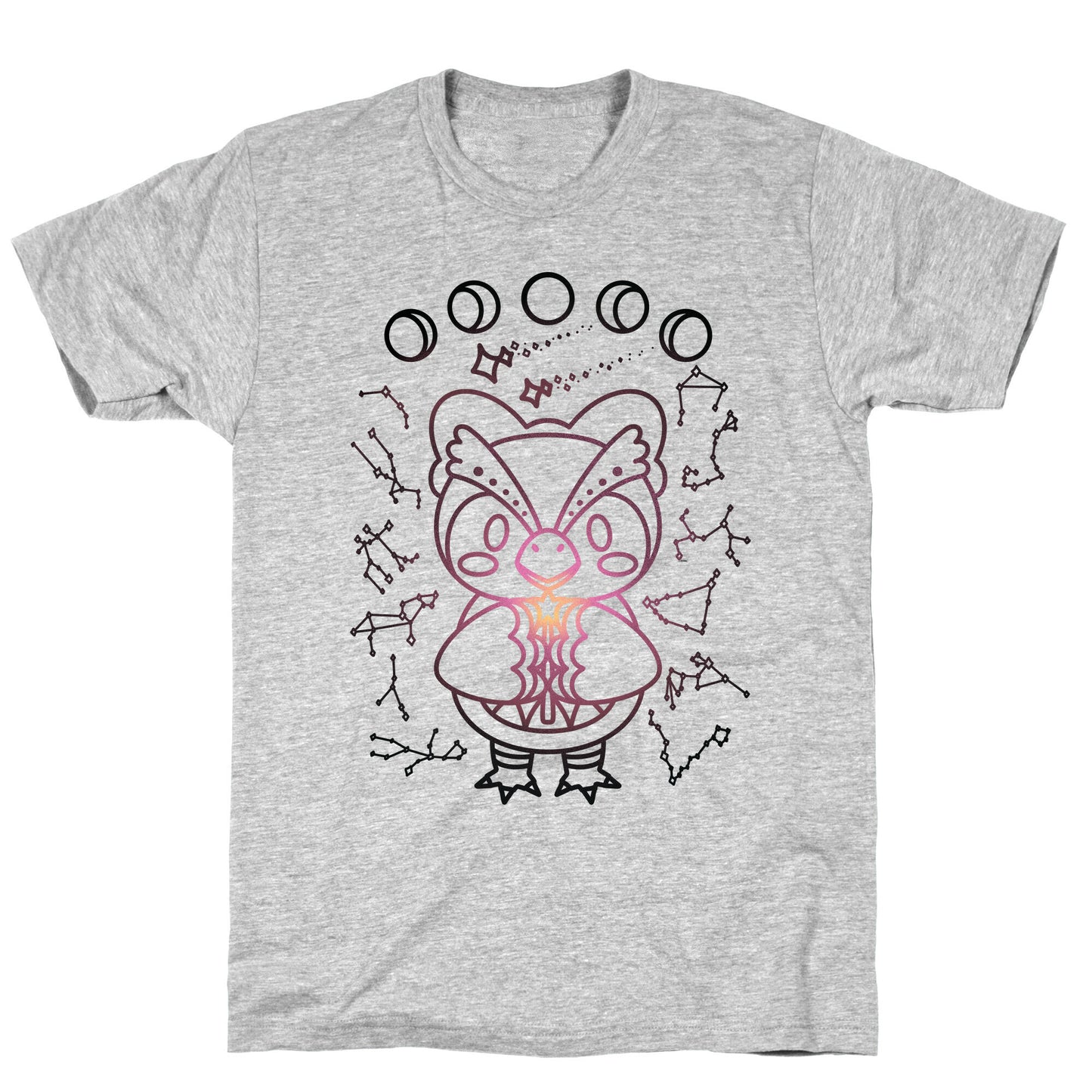 Celestial Astrology Owl T-Shirt
