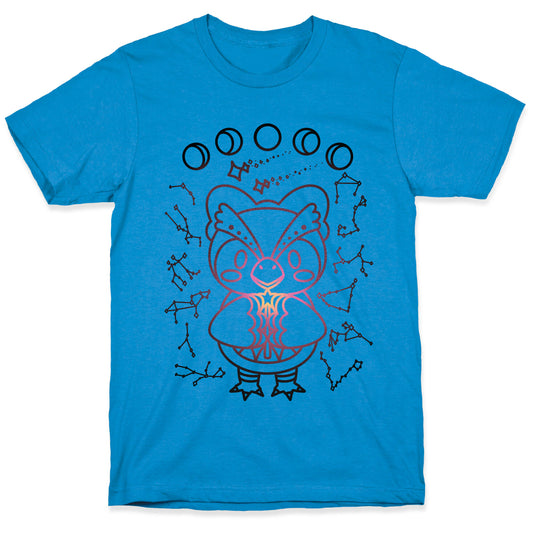 Celestial Astrology Owl T-Shirt
