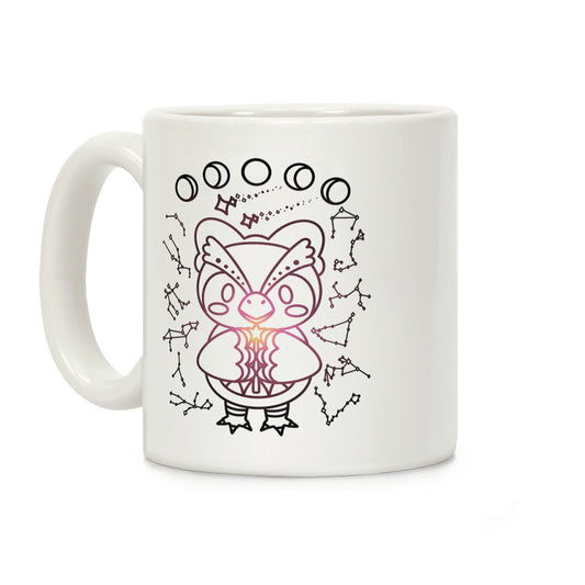 Celestial Astrology Owl Coffee Mug