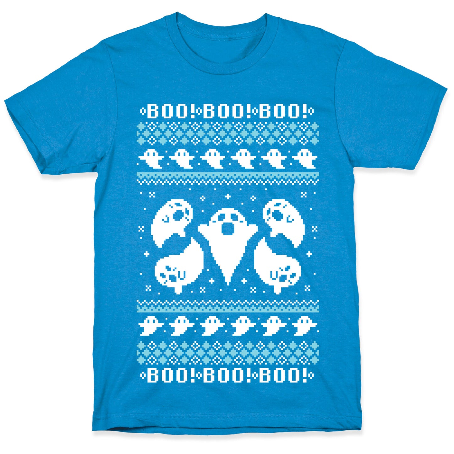 Spooky Ghosts Ugly Sweater T-Shirt