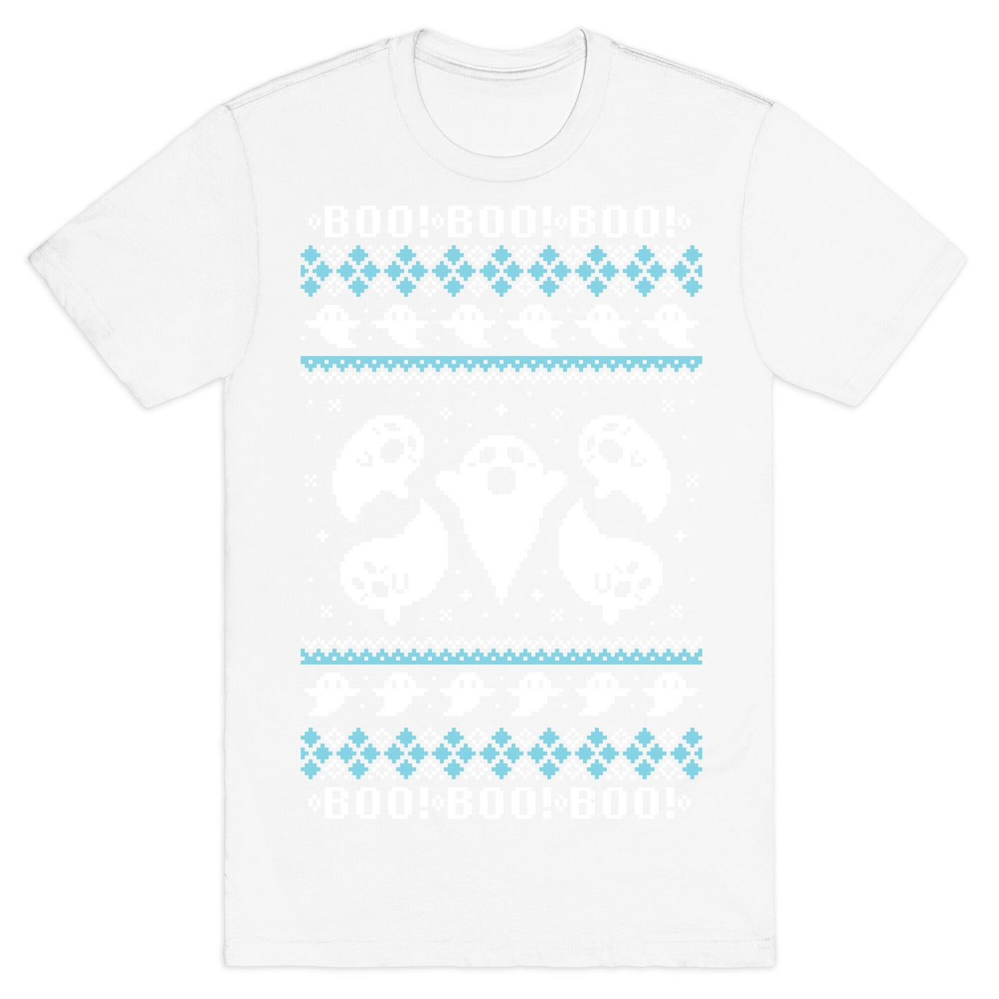 Spooky Ghosts Ugly Sweater T-Shirt