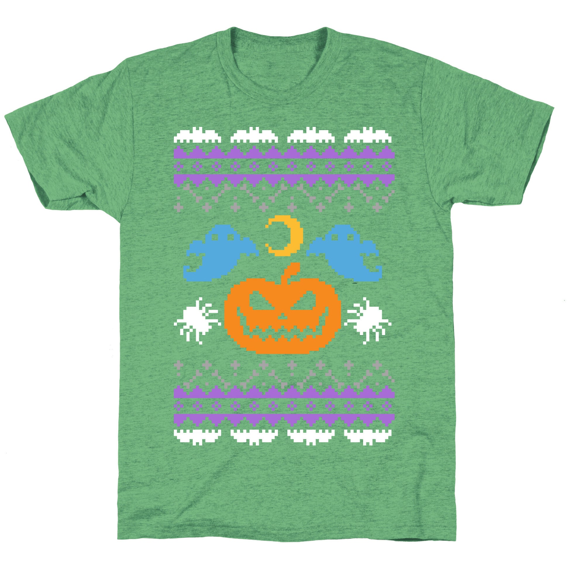 Ugly Halloween Sweater Unisex Triblend Tee