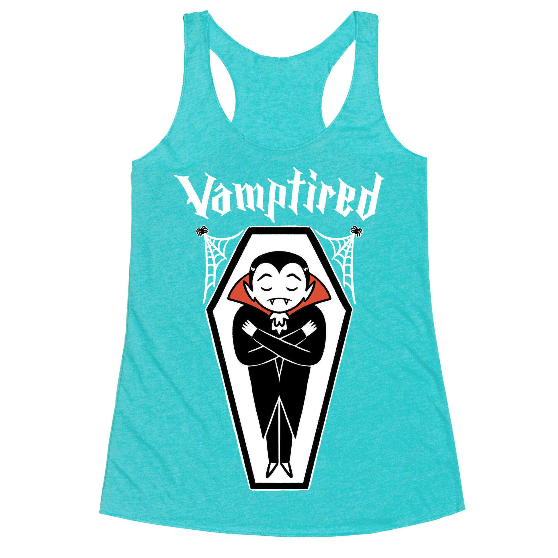 Vamptired Tired Vampire Racerback Tank
